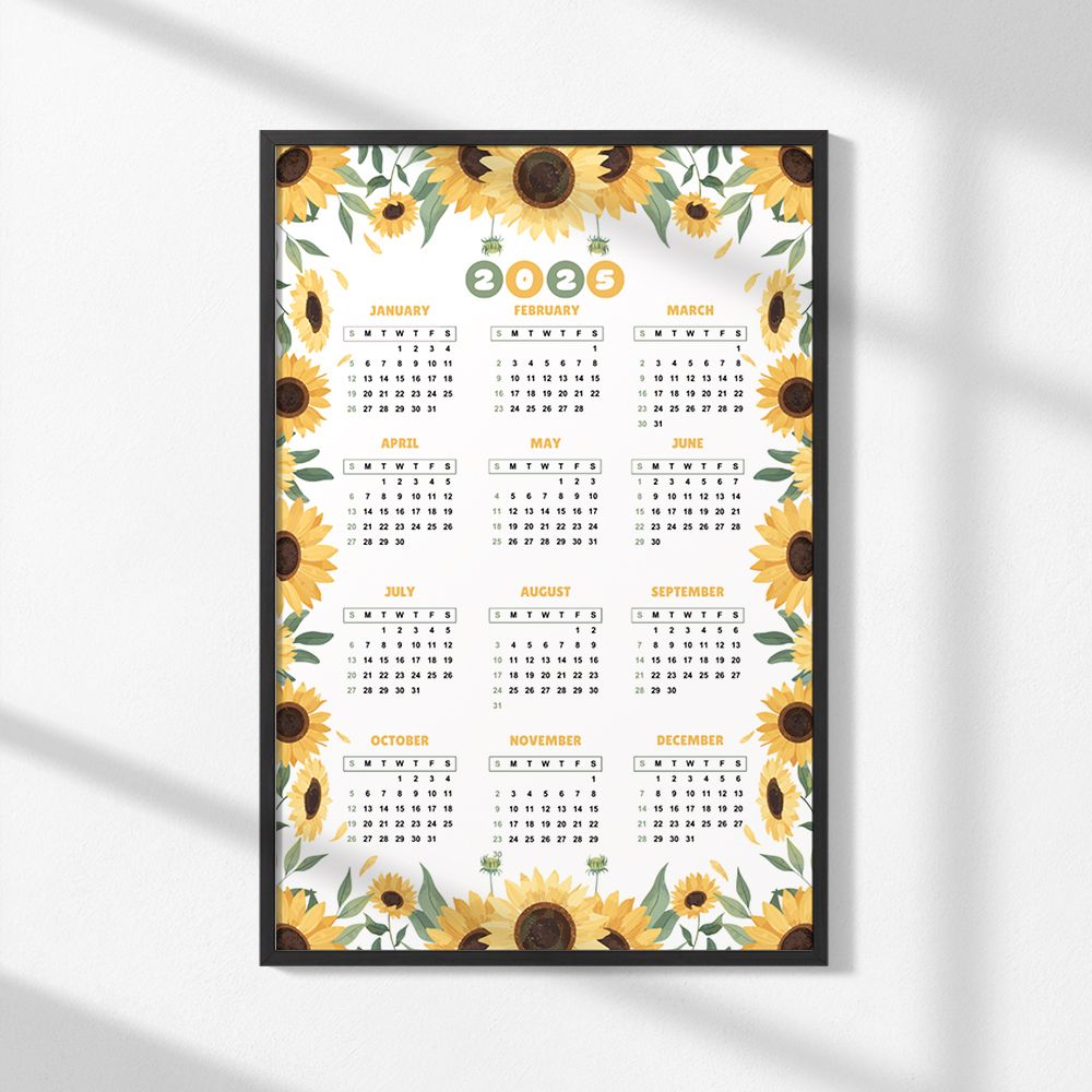 Poster - 2023 Zonnebloem Kalender