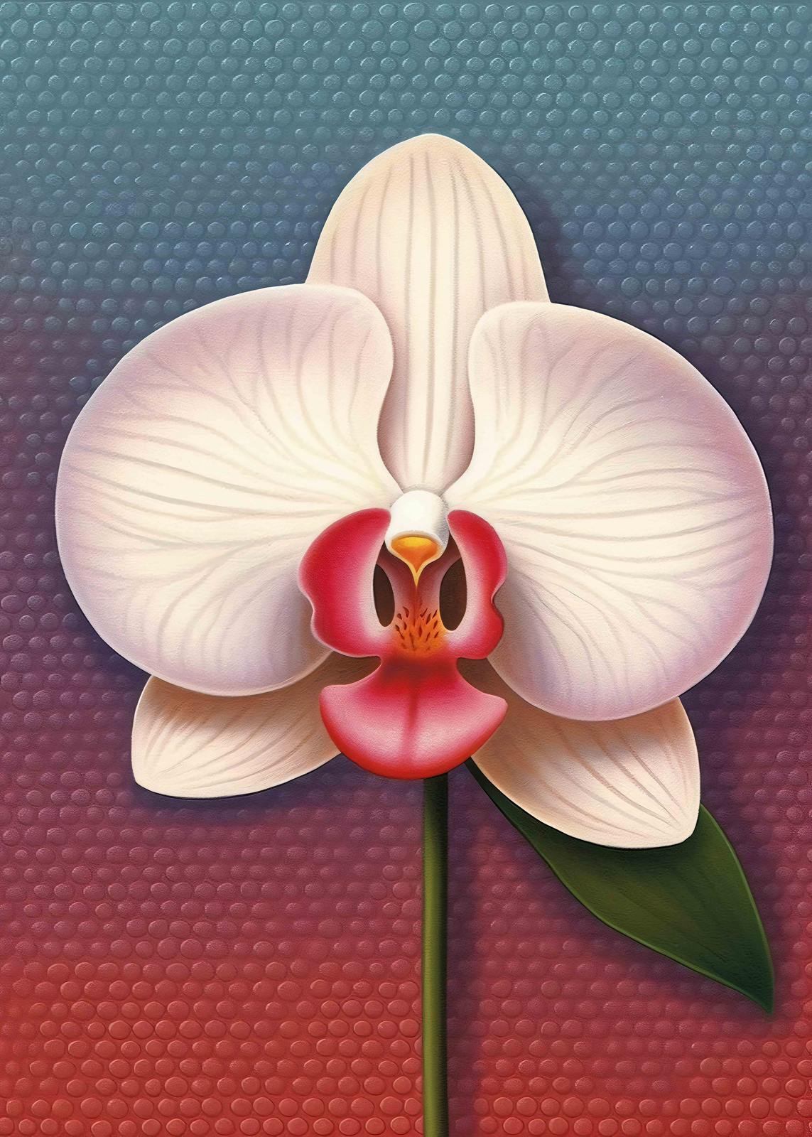 Poster - Orchidee Bloem
