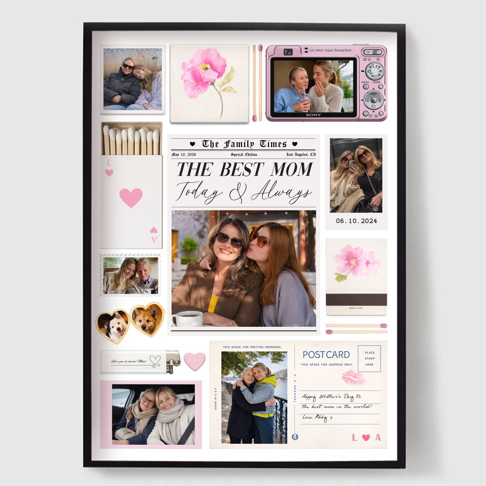 Gepersonaliseerde Poster - Moederdag DIY Collage