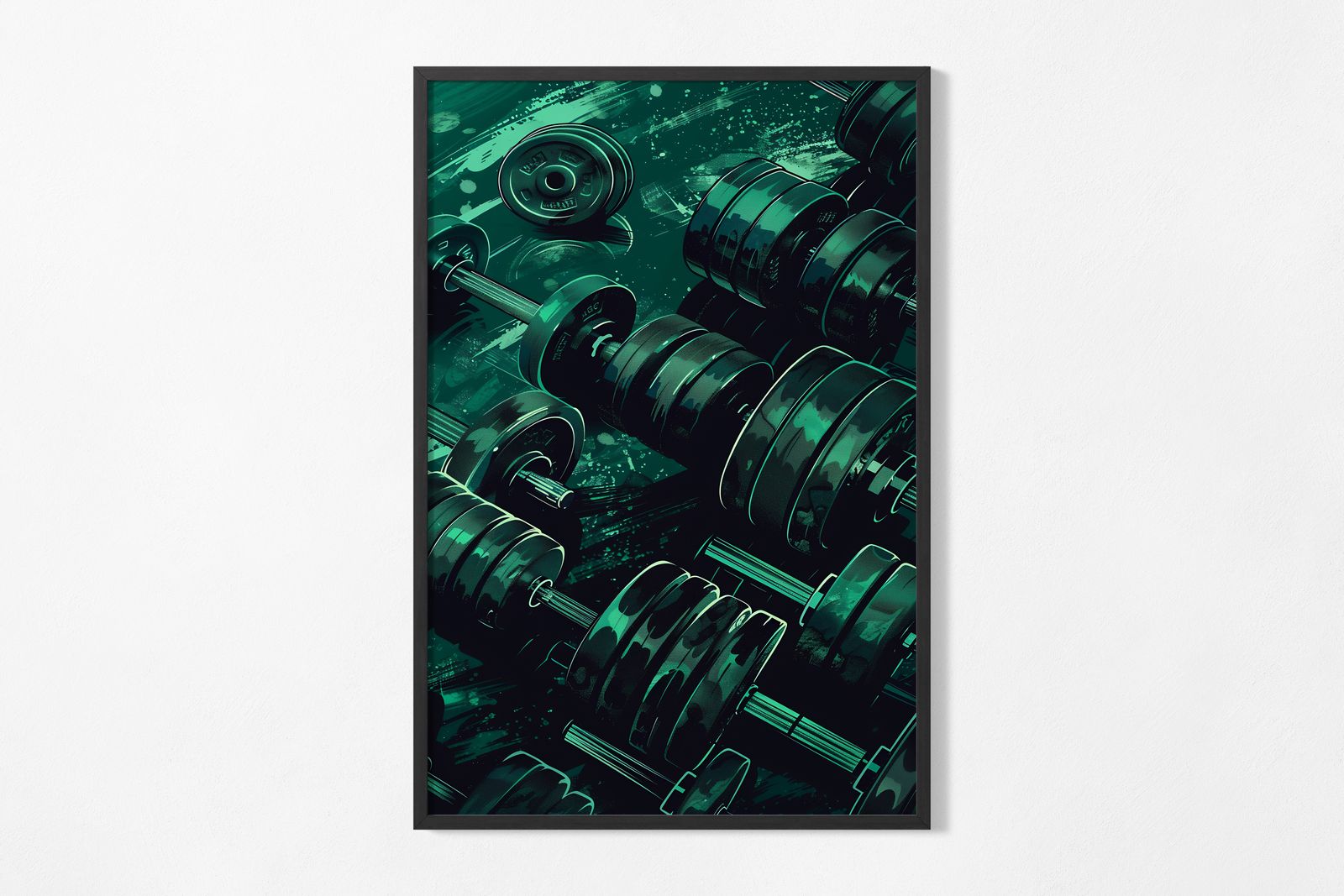 Poster - Fitnessapparatuur