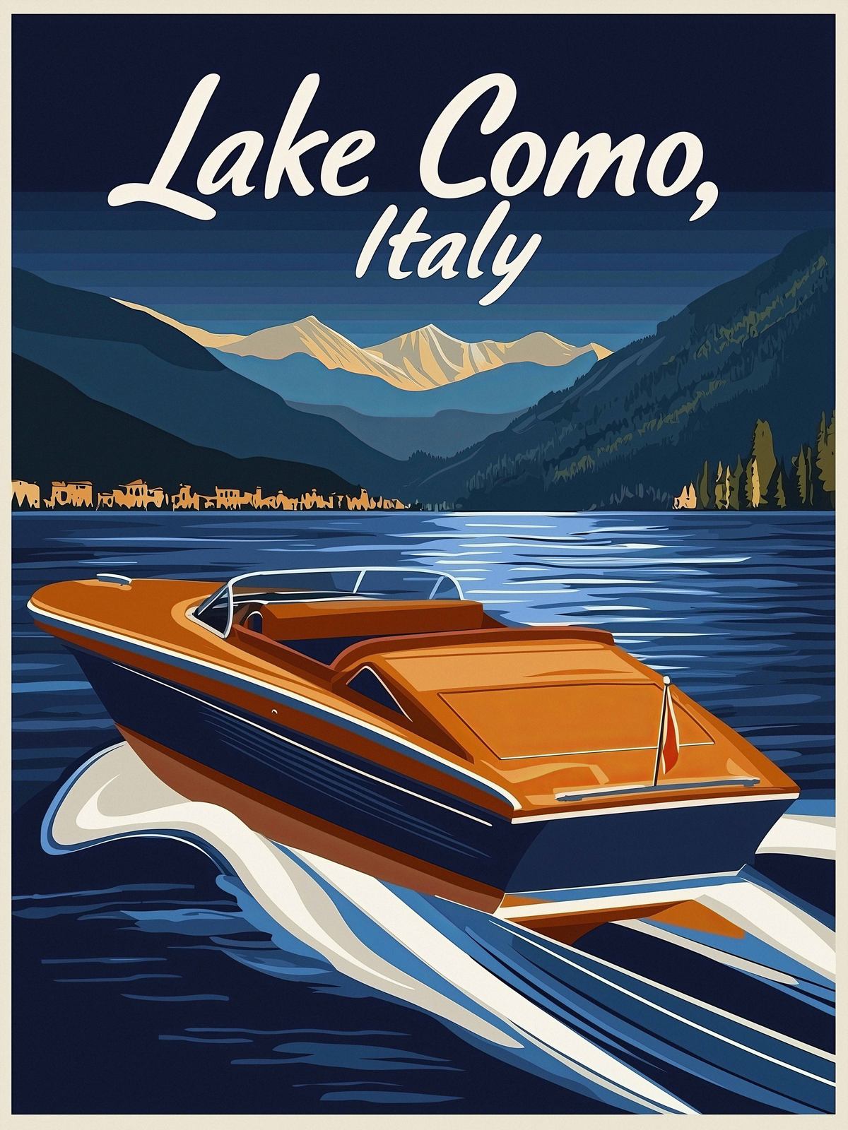 Poster - Comomeer Italië
