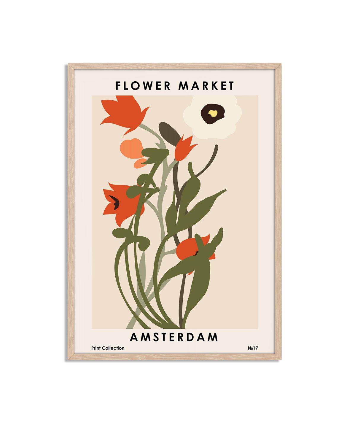 Flower Market Amsterdam Poster