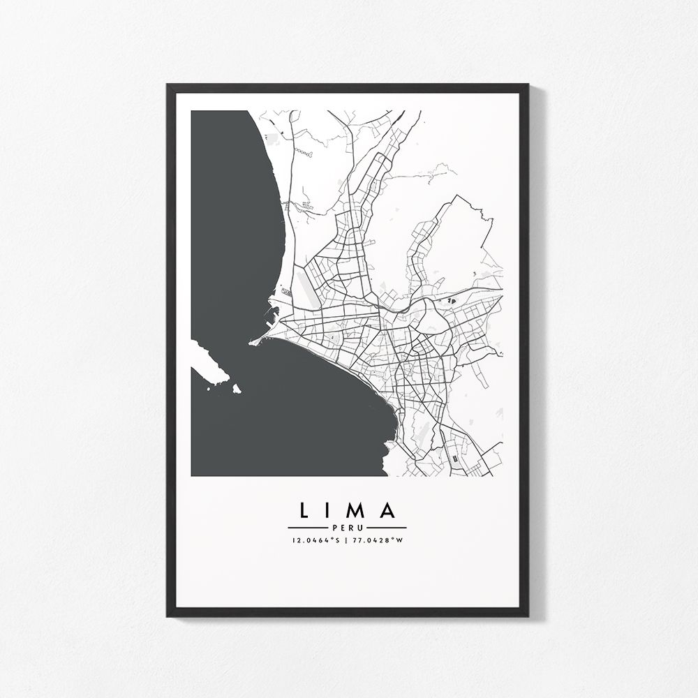Poster - Lima Kaart