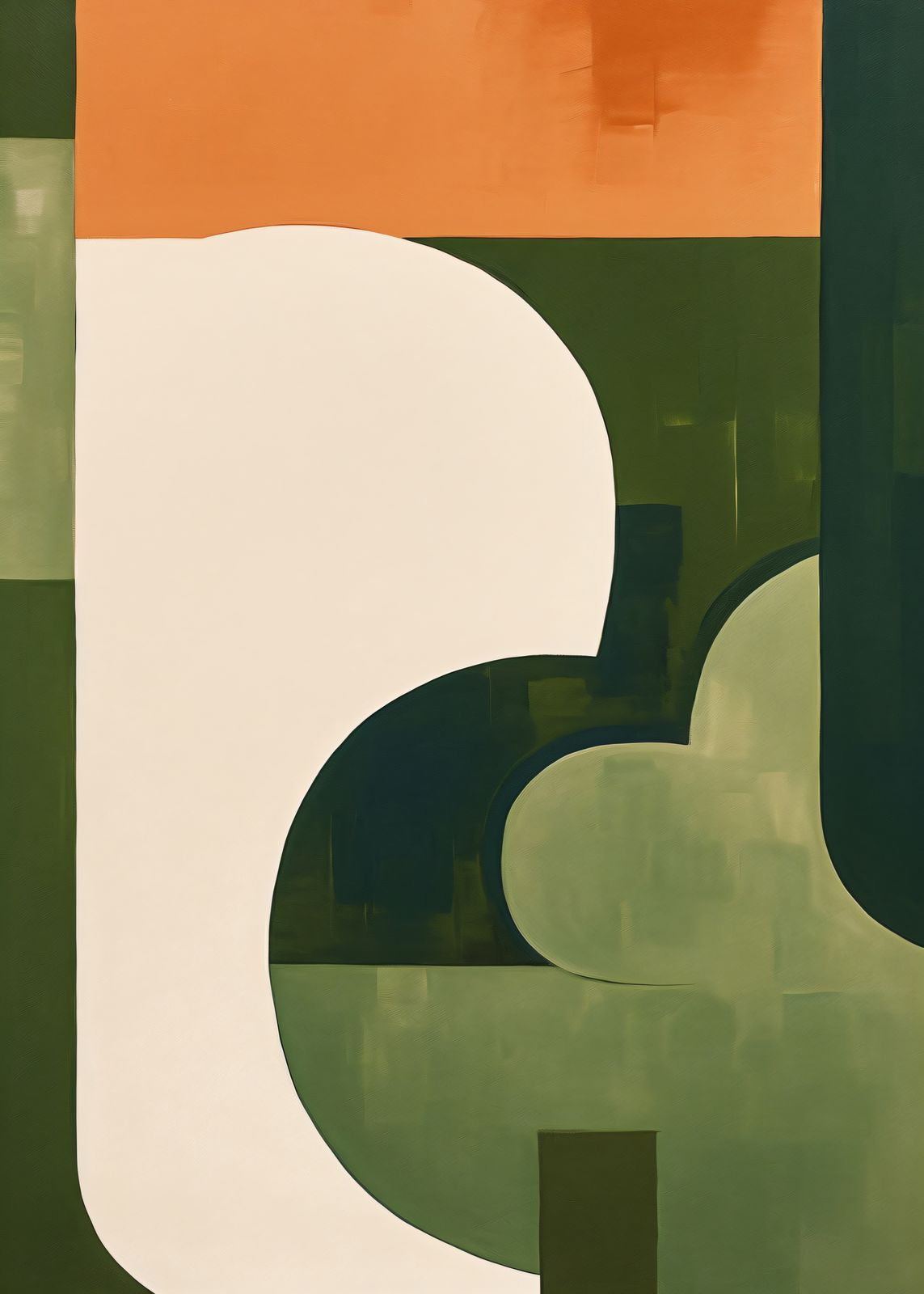 Poster - Abstract Geometrische Kleur