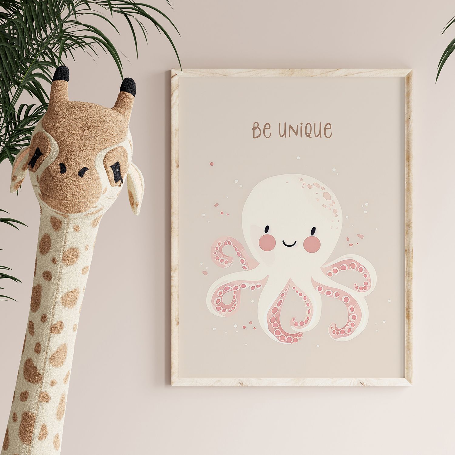 Poster - Wees Uniek Octopus
