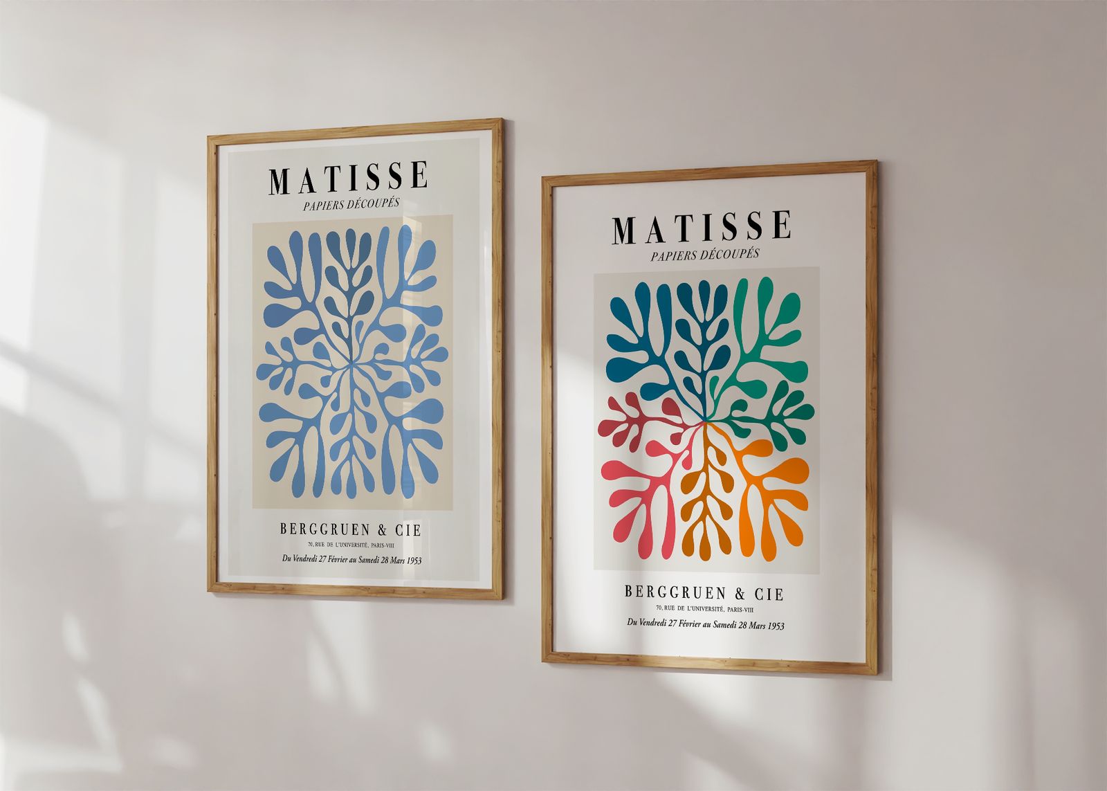 Poster - Matisse Papiers DΓ©coupΓ©s / Set van 2