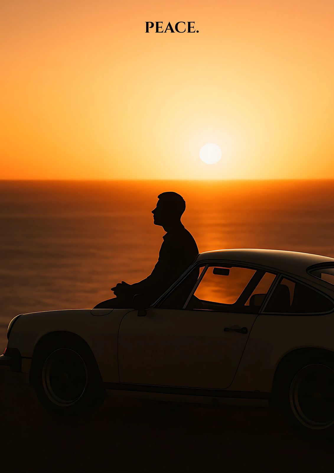 Poster - Vredige Zonsondergang
