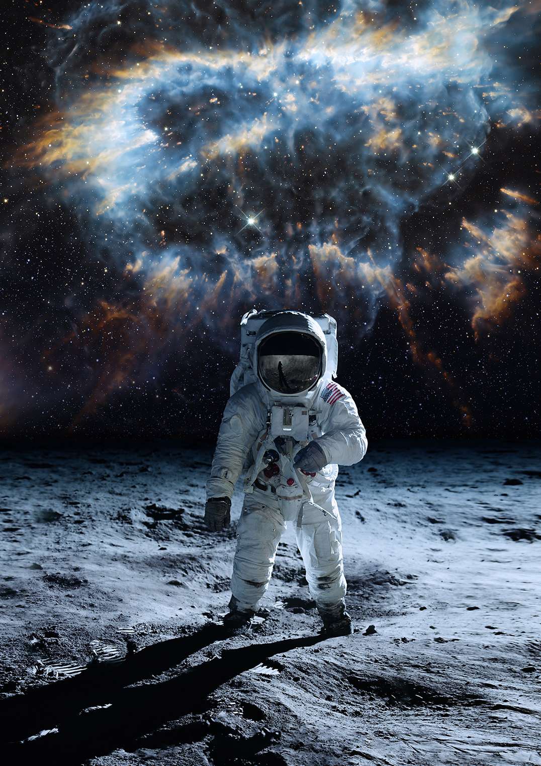 Poster - Astronaut in de Ruimte