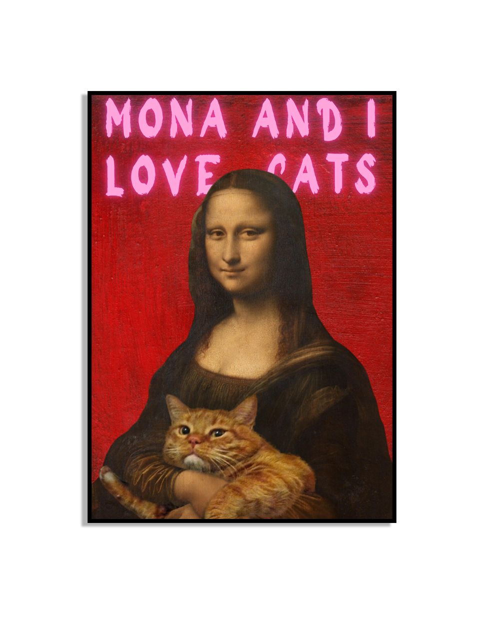 Mona Lisa Kat Poster