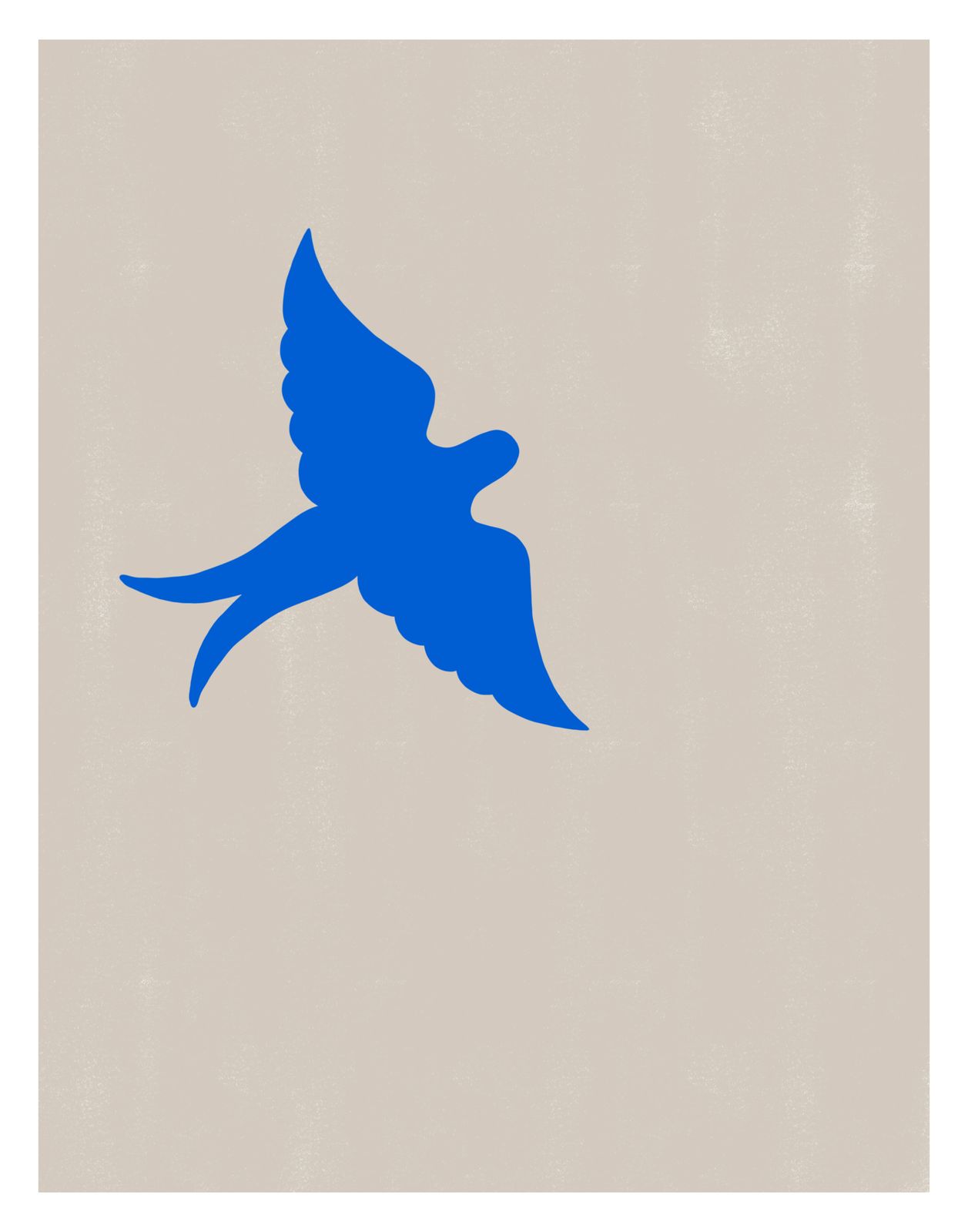 Poster - Blue Bird Art