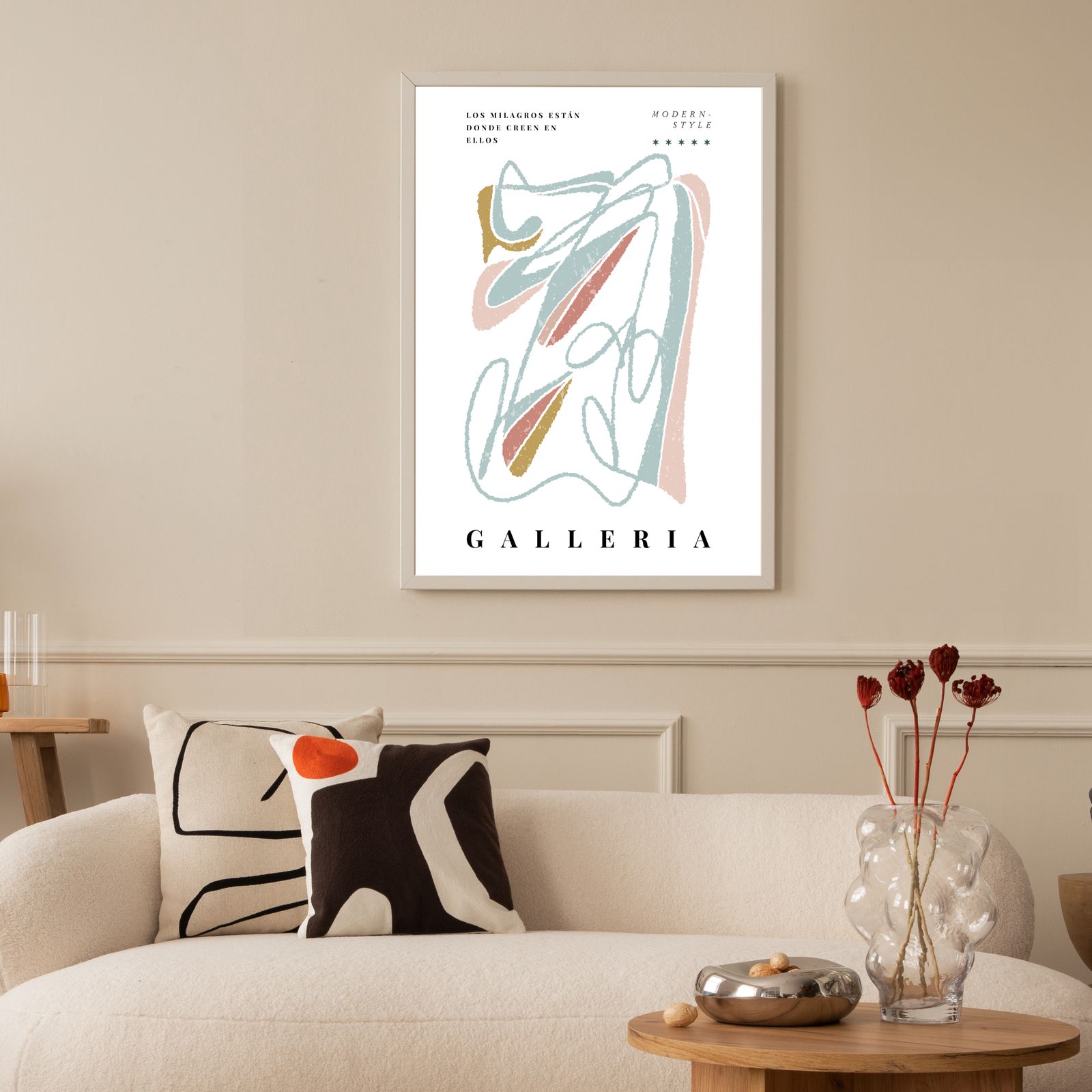 Moderne stijl Galleria Poster