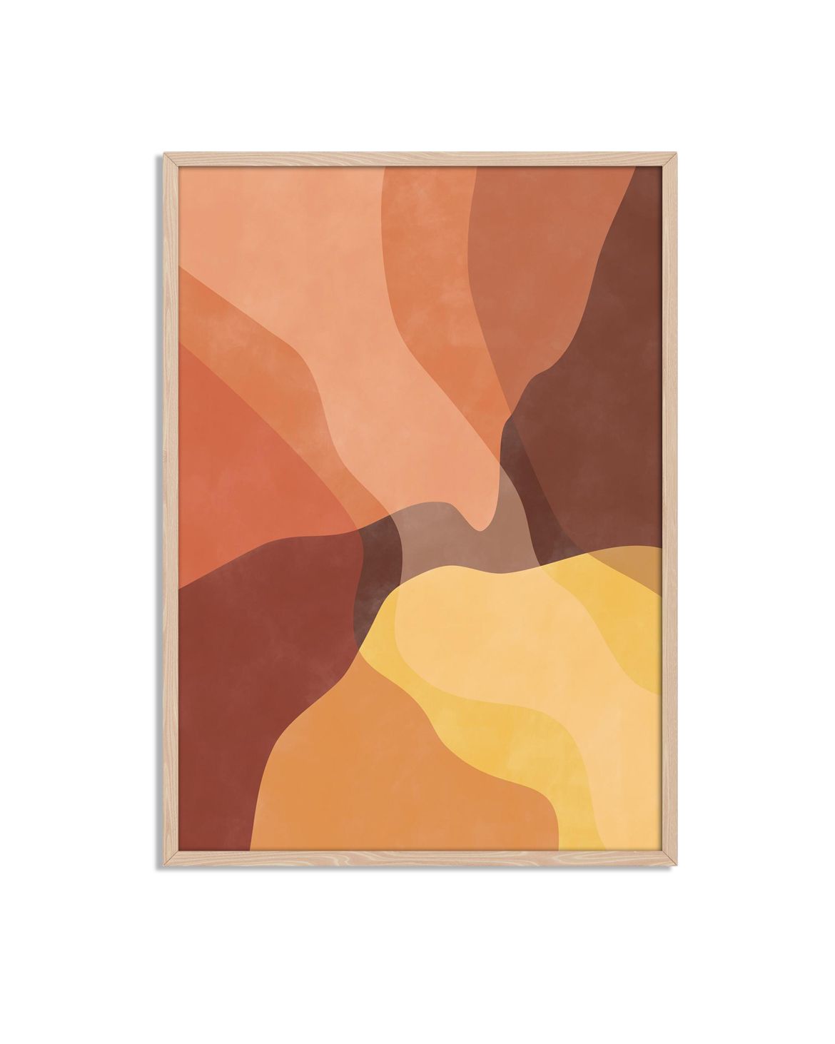 Warme Tinten Abstract Poster