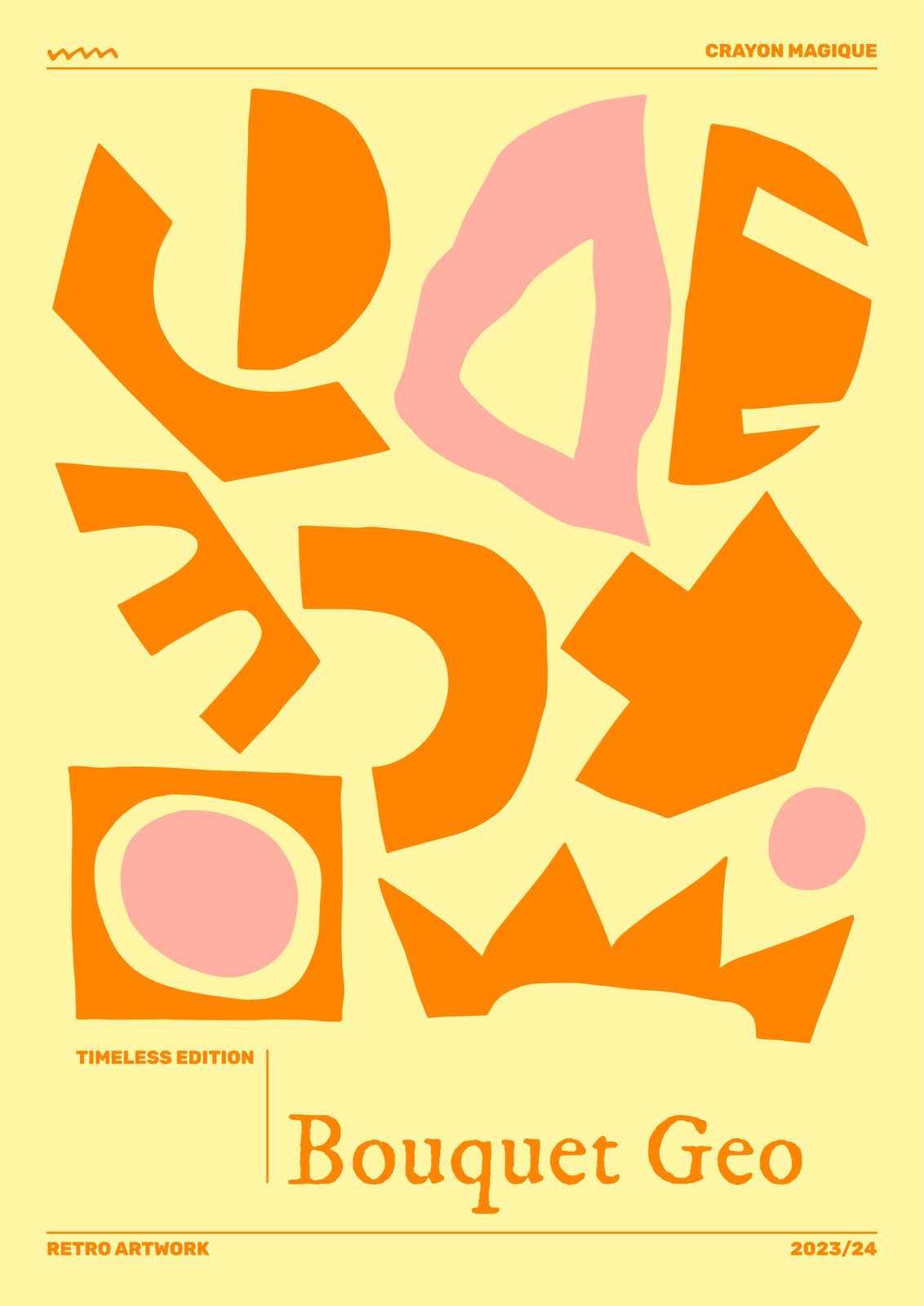 Poster - Bouquet Geo