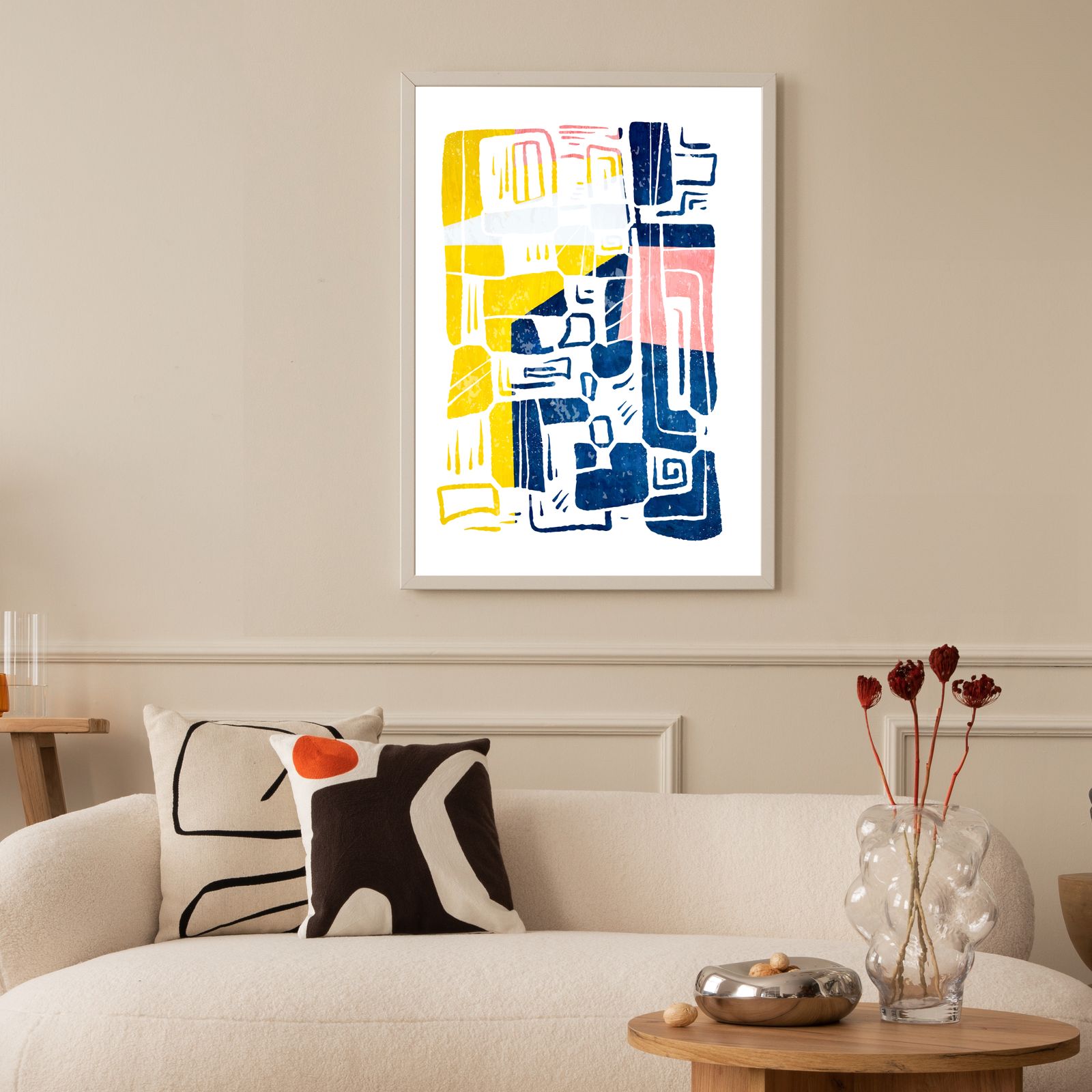 Abstract Geometrisch Kunstposter