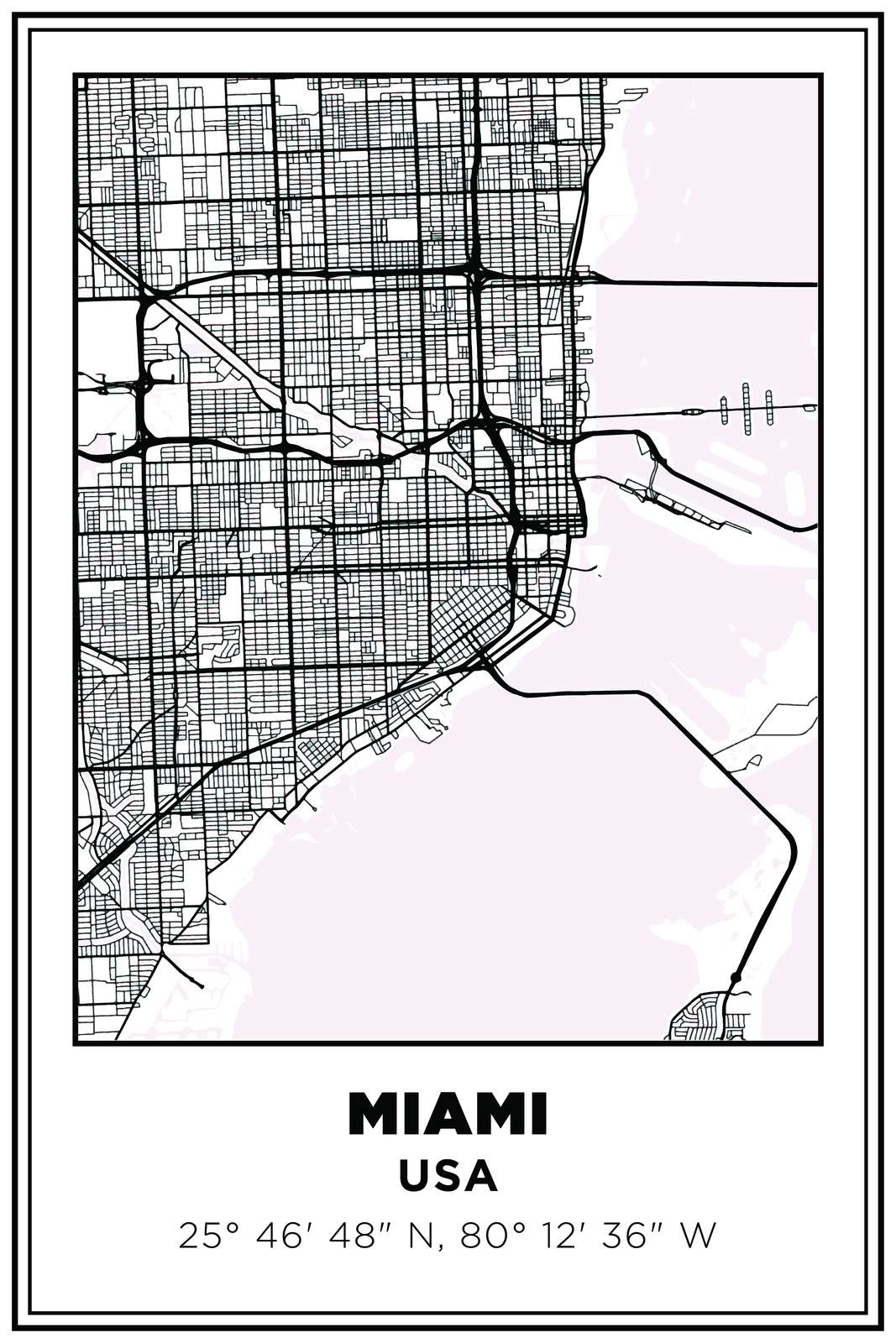 Miami Kaartposter