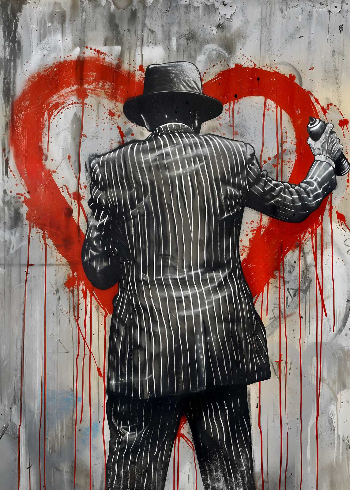 Poster - Liefde Graffiti Kunst