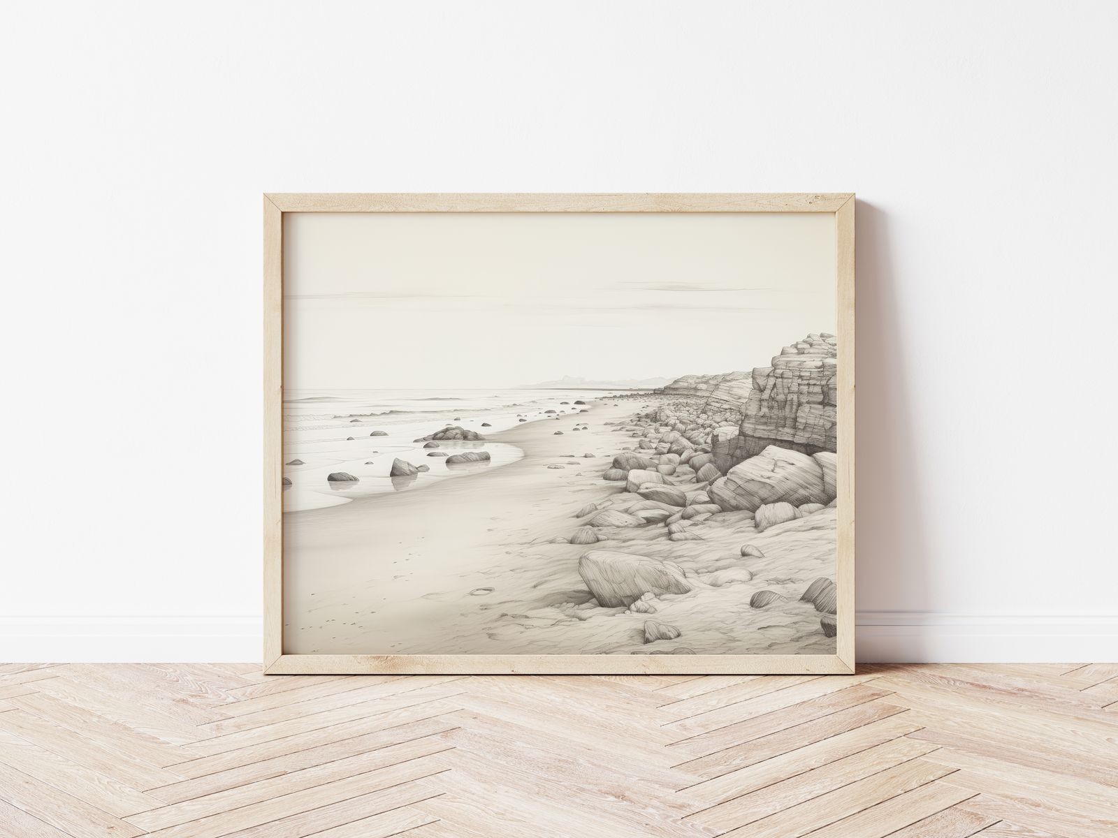 Poster - Rustig Strandlandschap
