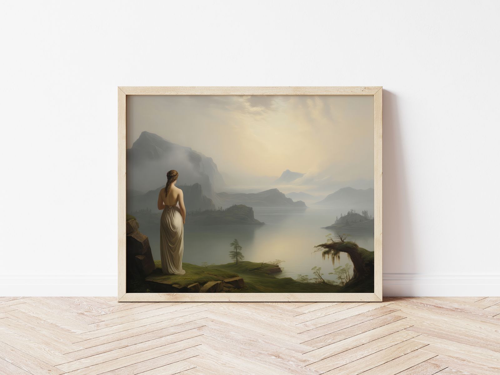 Poster - Uitzicht op de fjorden