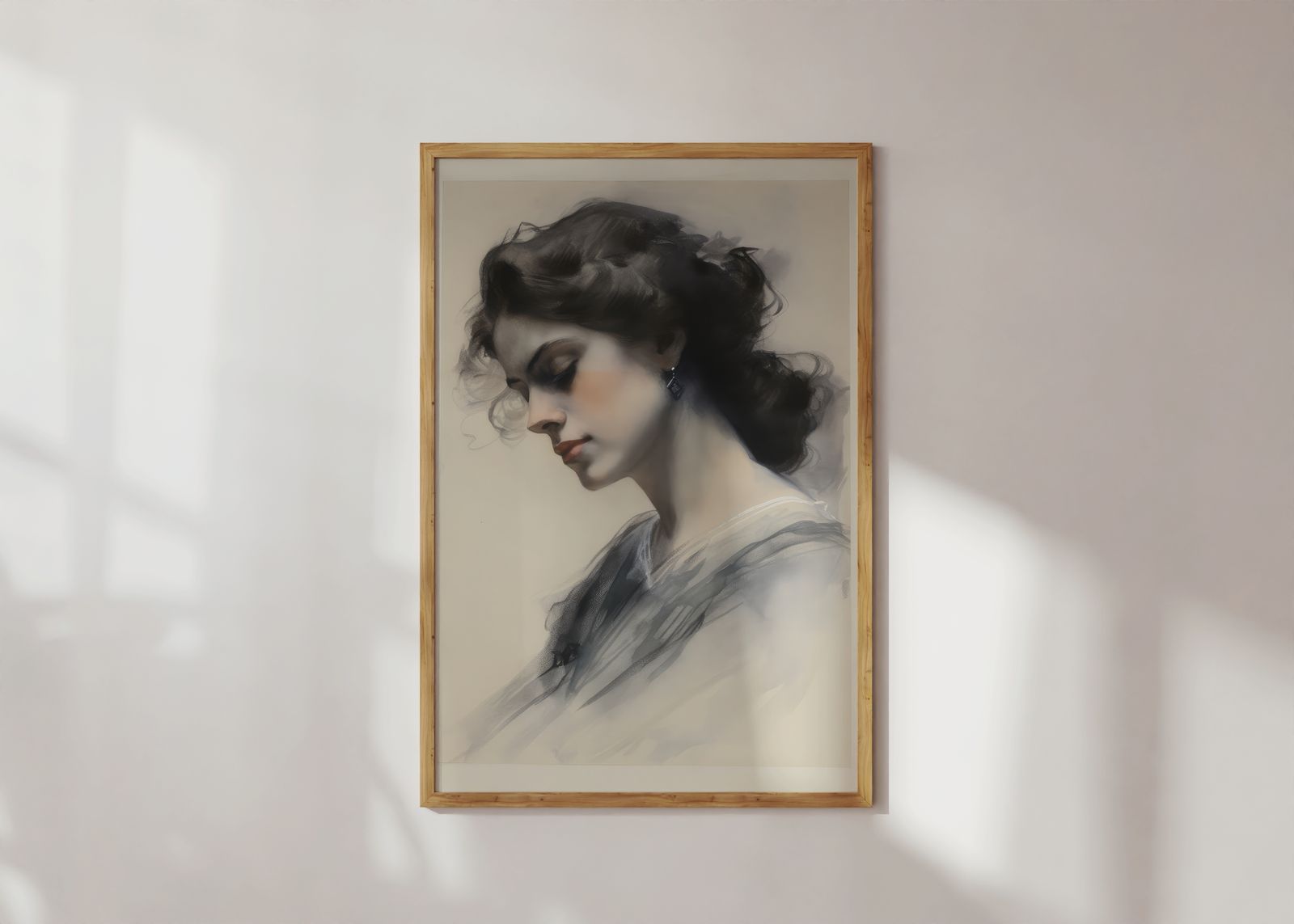 Poster - Portret van een vrouw