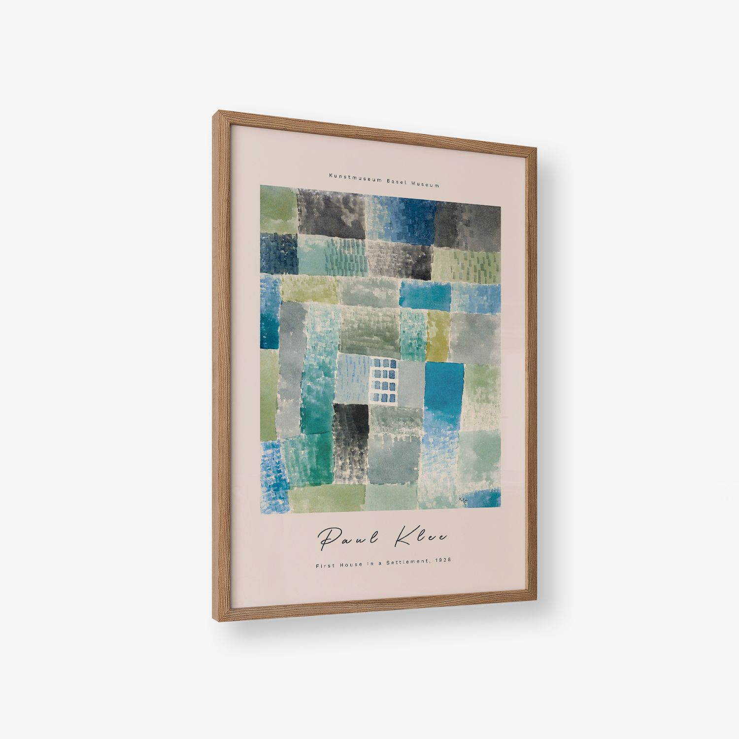 Poster - Eerste Huis in een Nederzetting