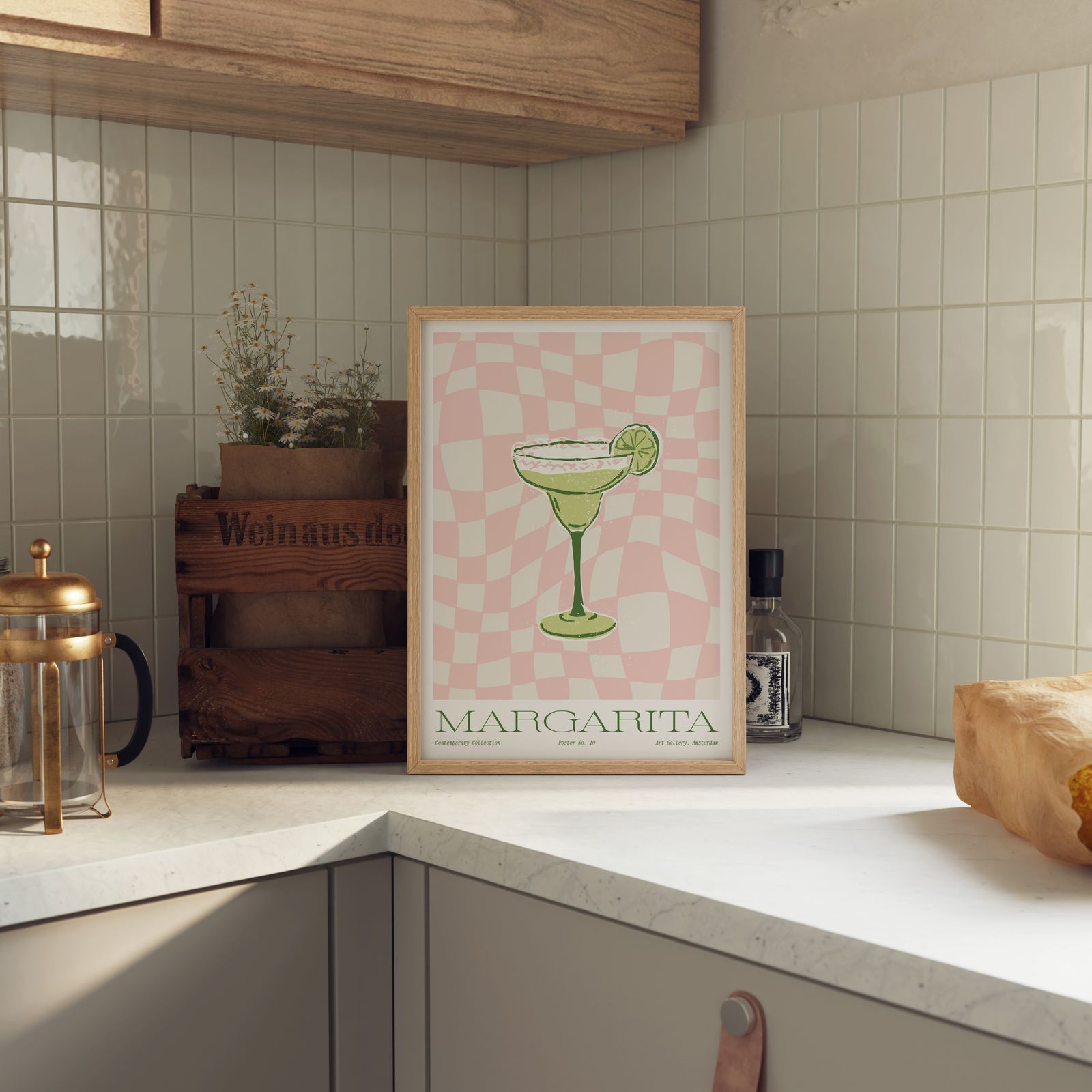 Poster - Margarita Cocktail Kunst