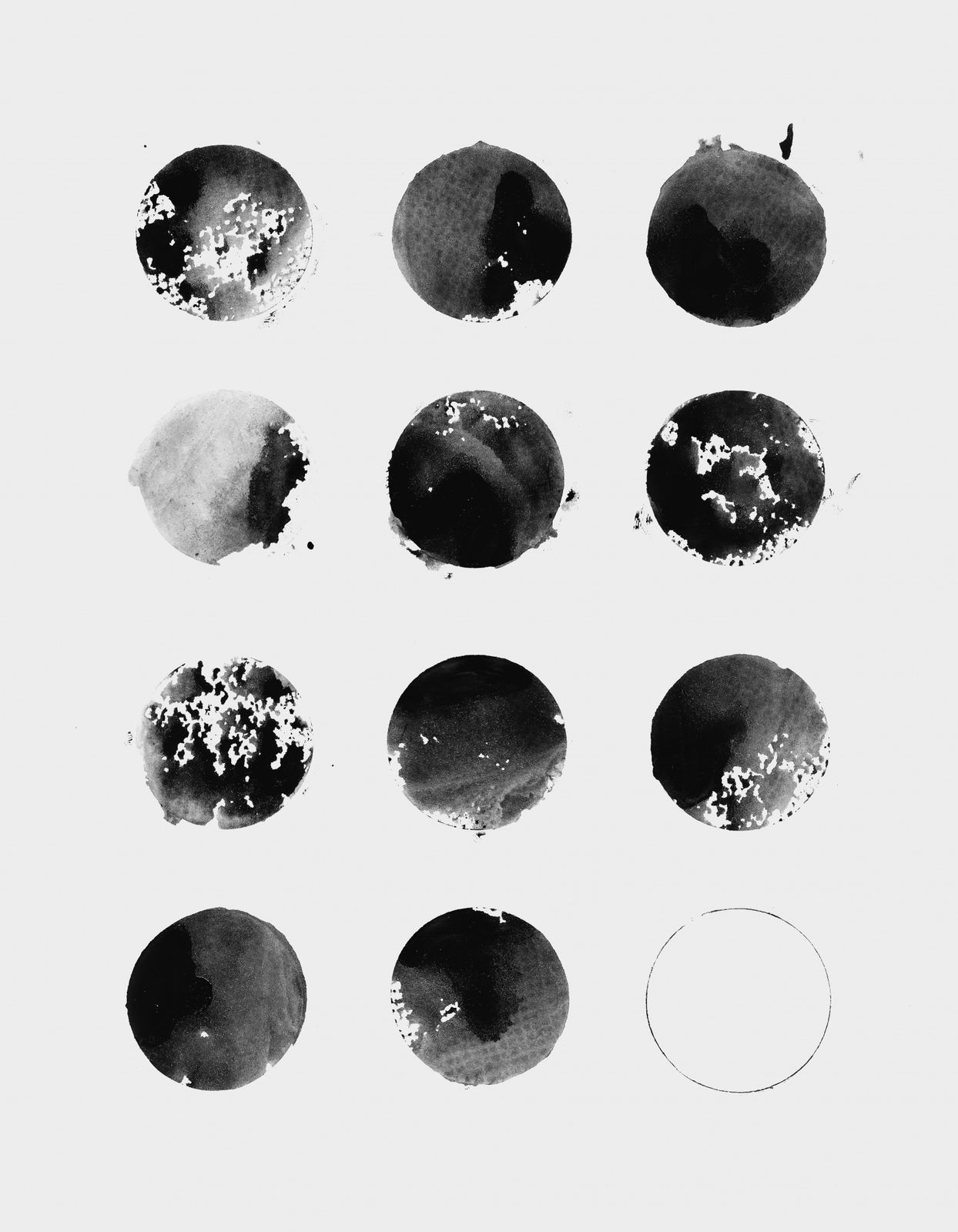 Poster - Abstracte Cirkels