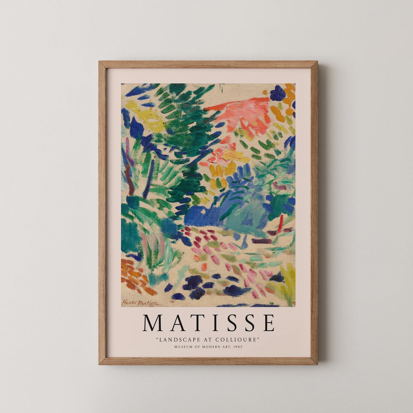 Poster - Landschap bij Collioure