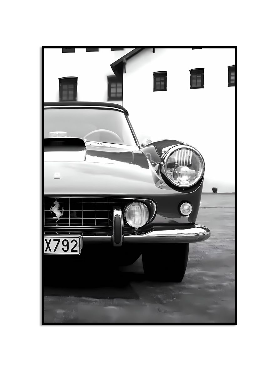 Poster - Klassiek Autobelangrijk