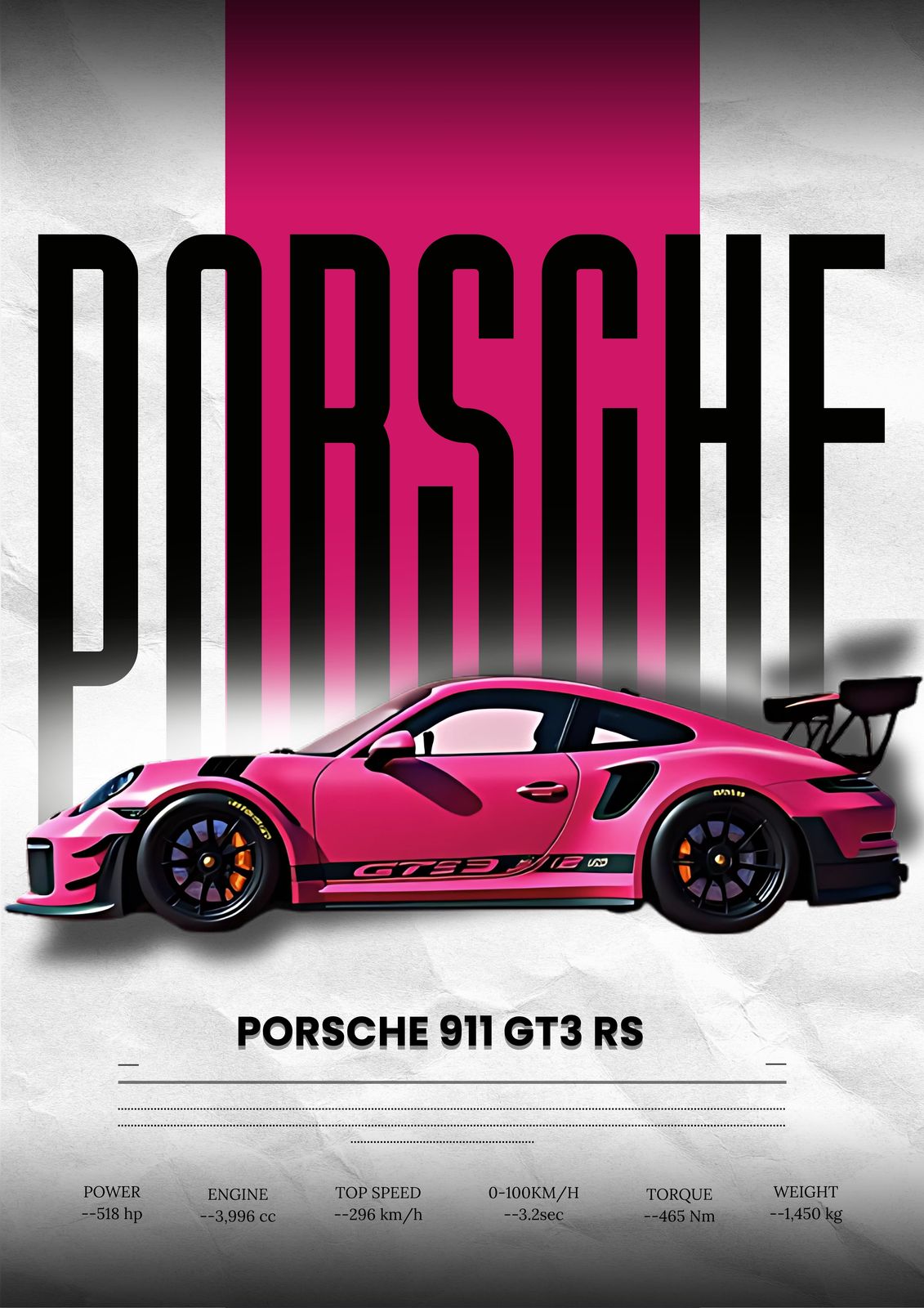 Poster - Porsche 911 GT3 RS