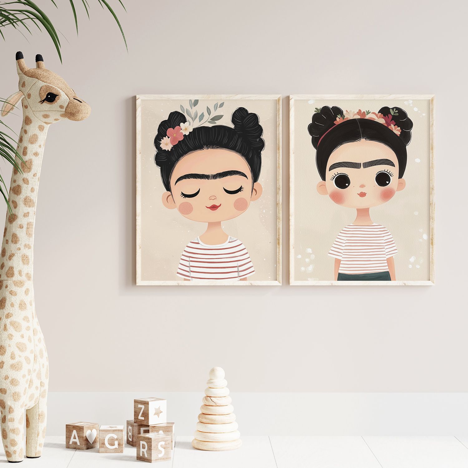 Poster - Frida Kahlo Portretten Set van 2