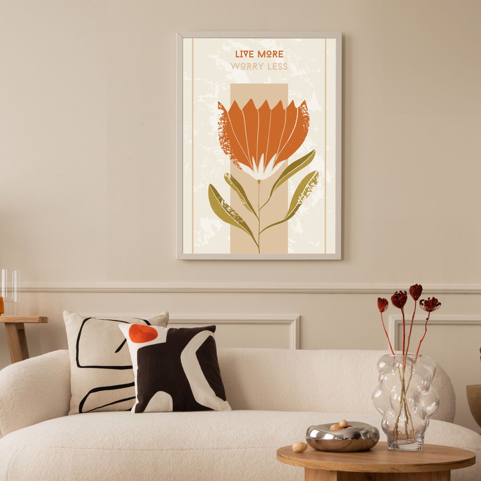 Live More Worry Less Poster