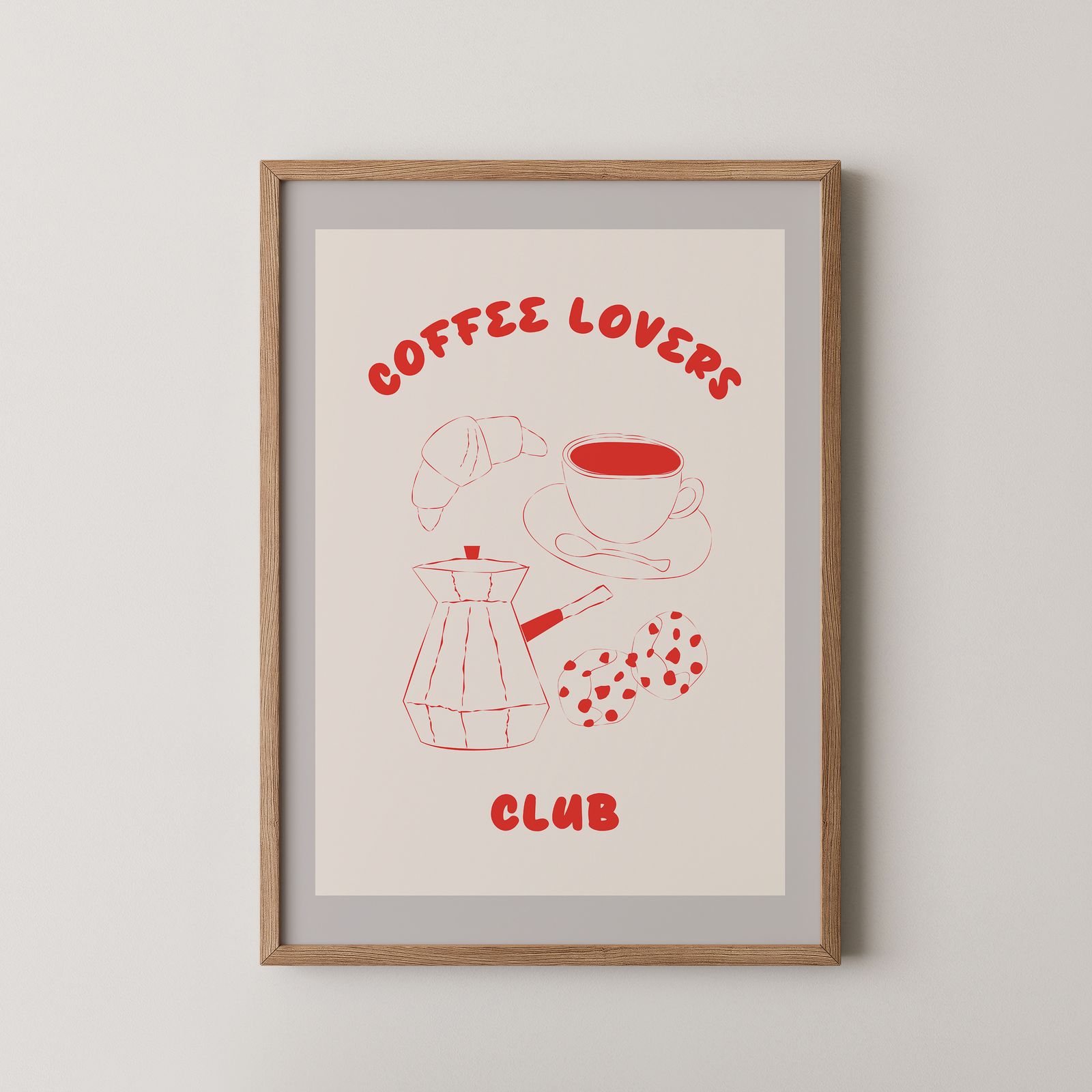 Poster - Coffee Lovers Club