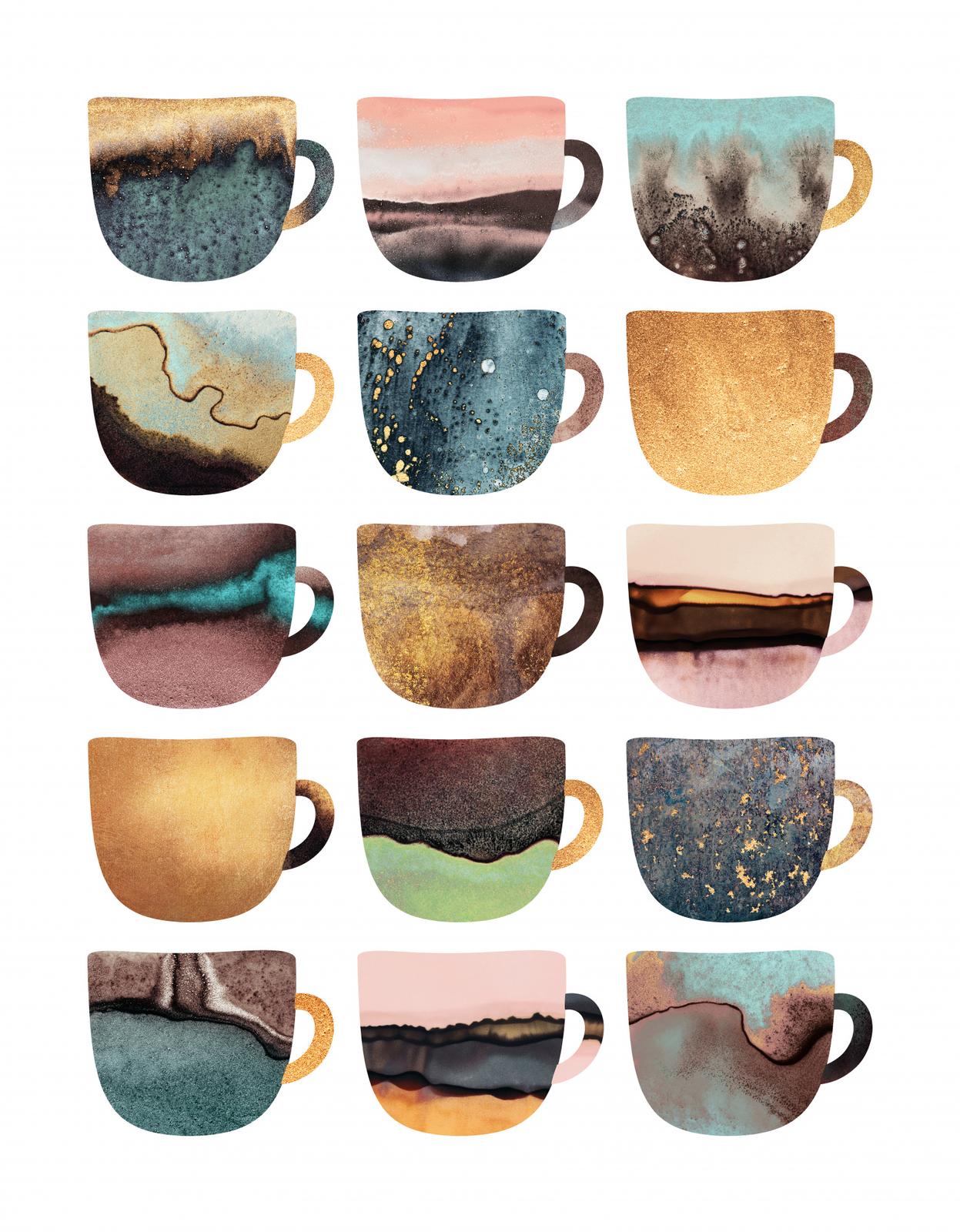Poster - Koffiekop Kunst