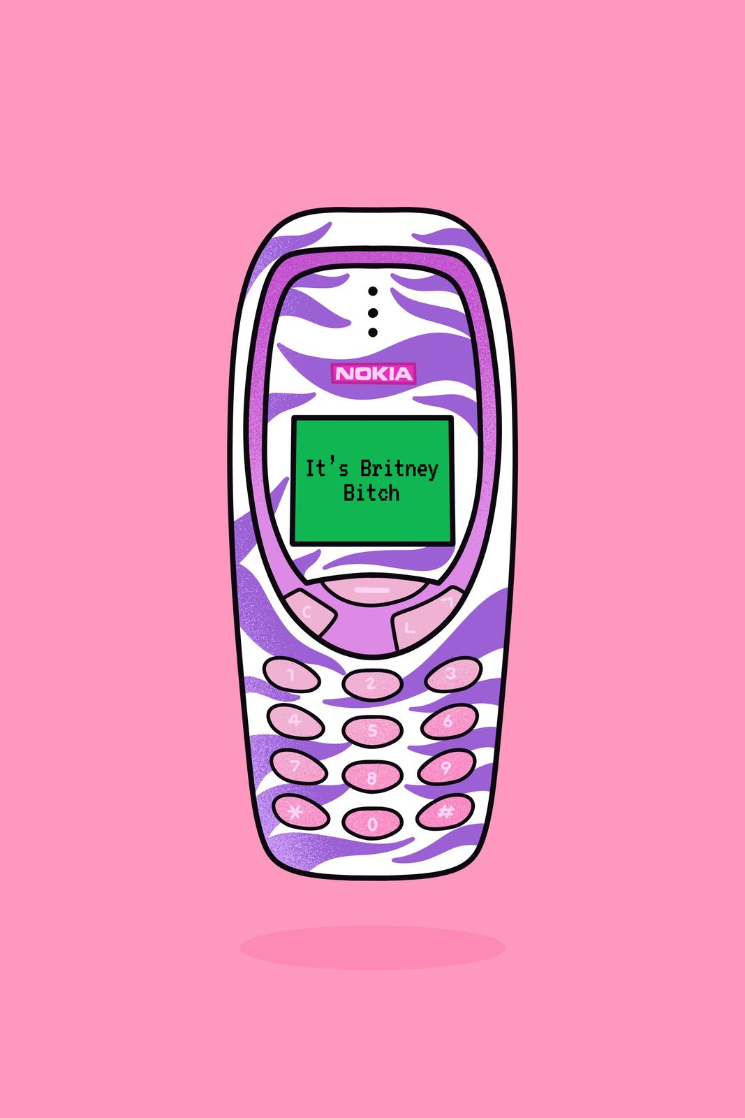 Poster - Retro Telefoonontwerp