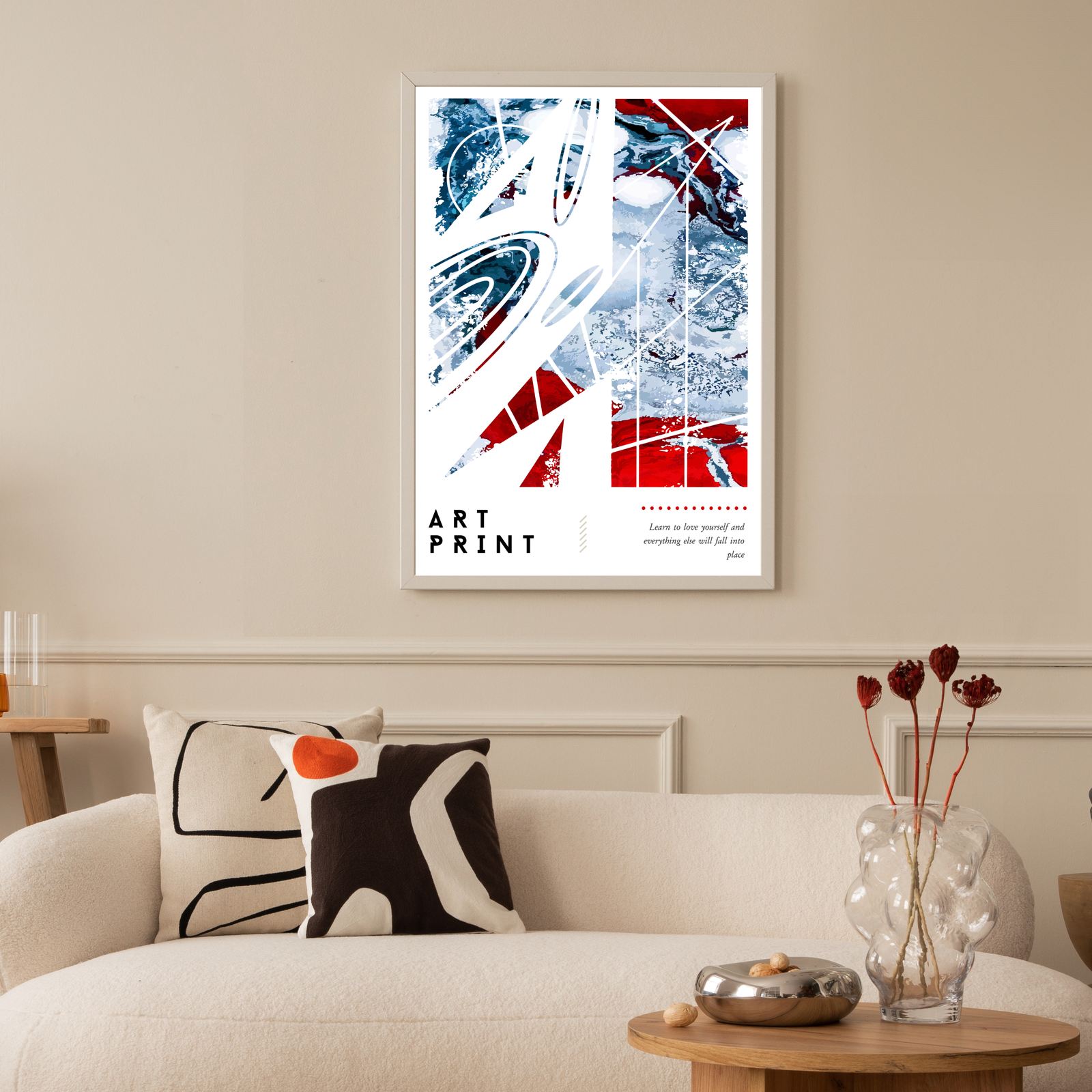 Abstracte Art Print Poster