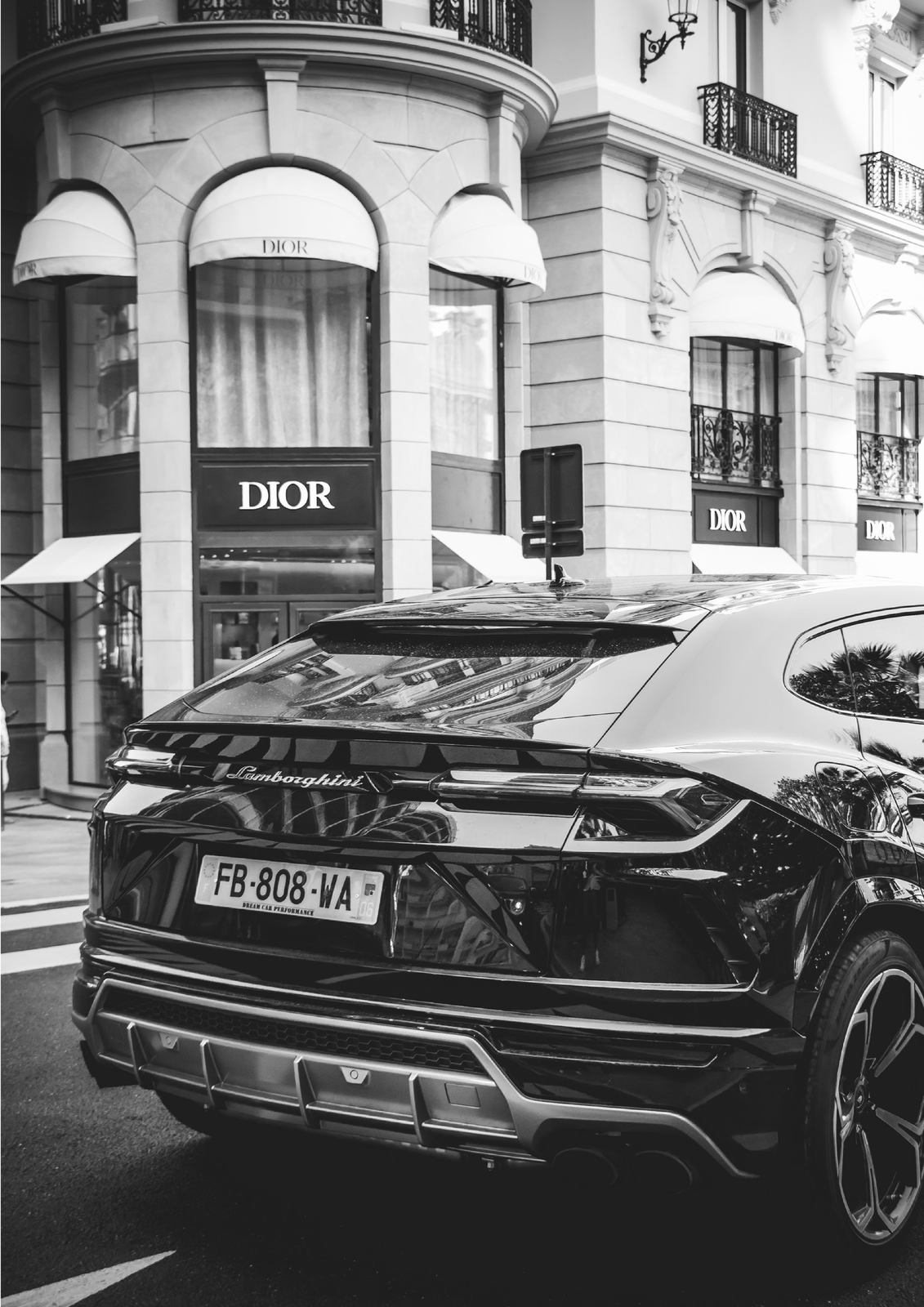 Lamborghini en Dior Poster