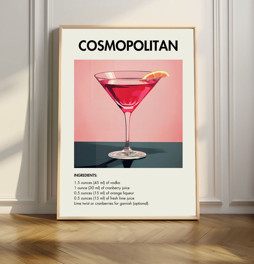 Cosmopolitan Receptposter