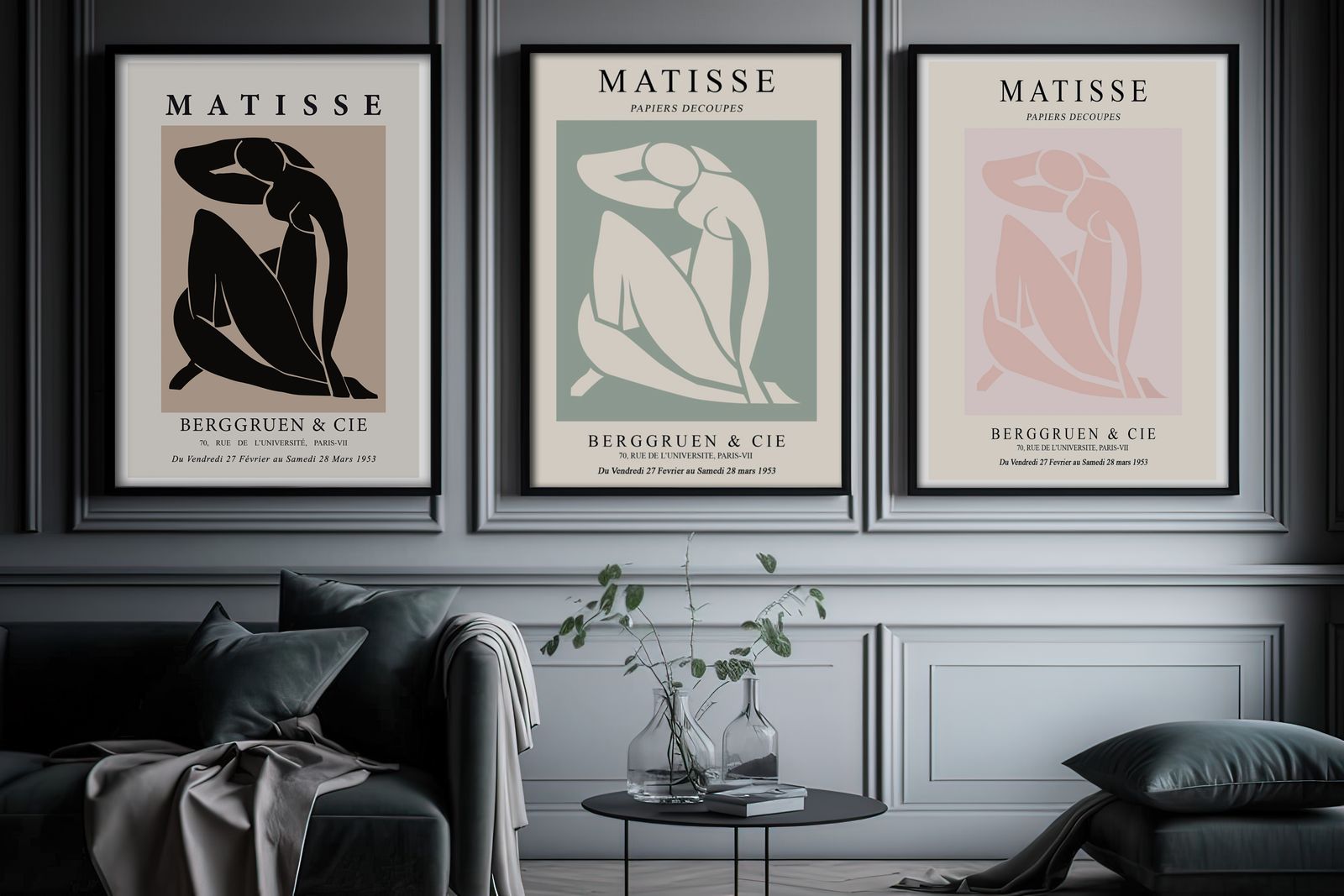 Poster - Matisse Cutouts / Set van 3