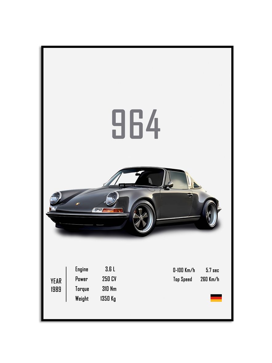 Poster - Klassieke Auto 964