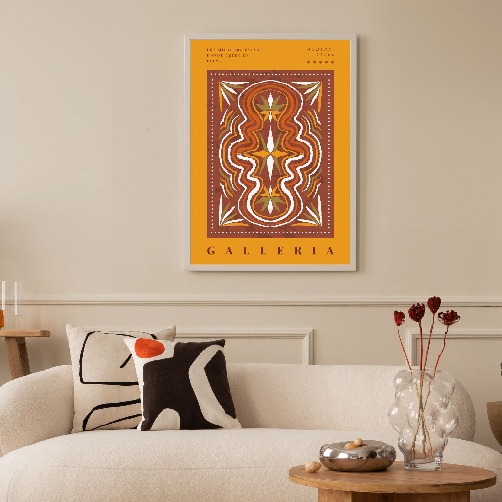 Moderne Stijl Poster - Enkel