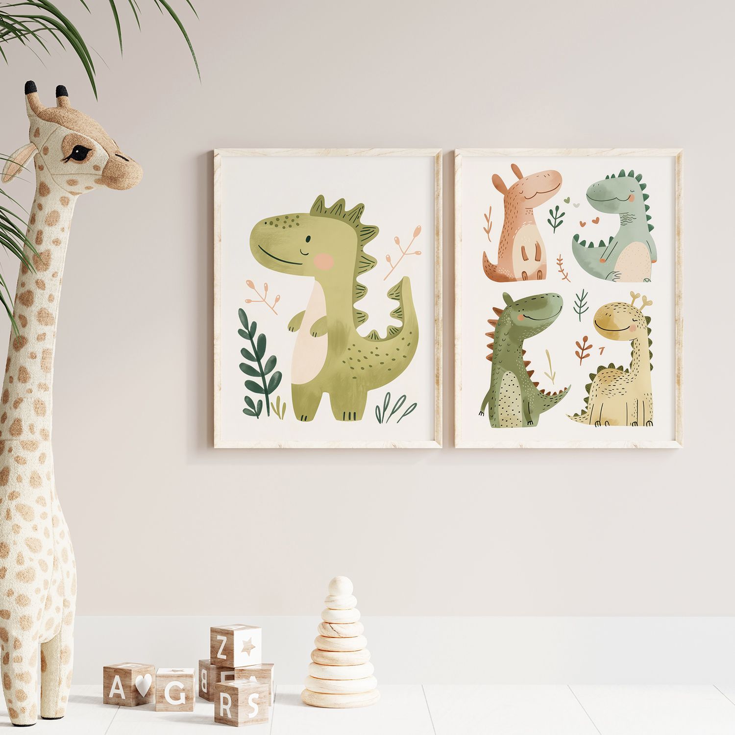 Poster - Dino Vrienden / Set van 2