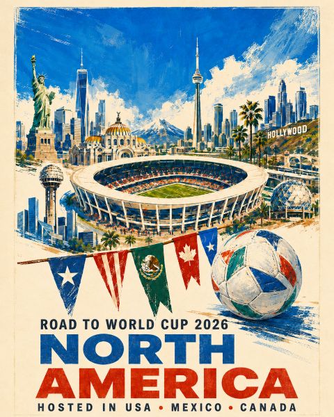 Poster - Road to World Cup 2026 Noord-Amerika
