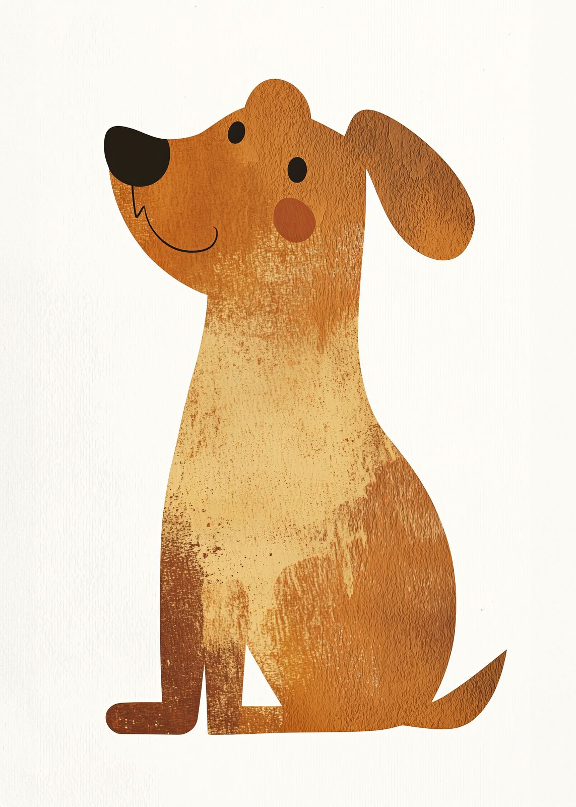 Poster - Lachende Hond