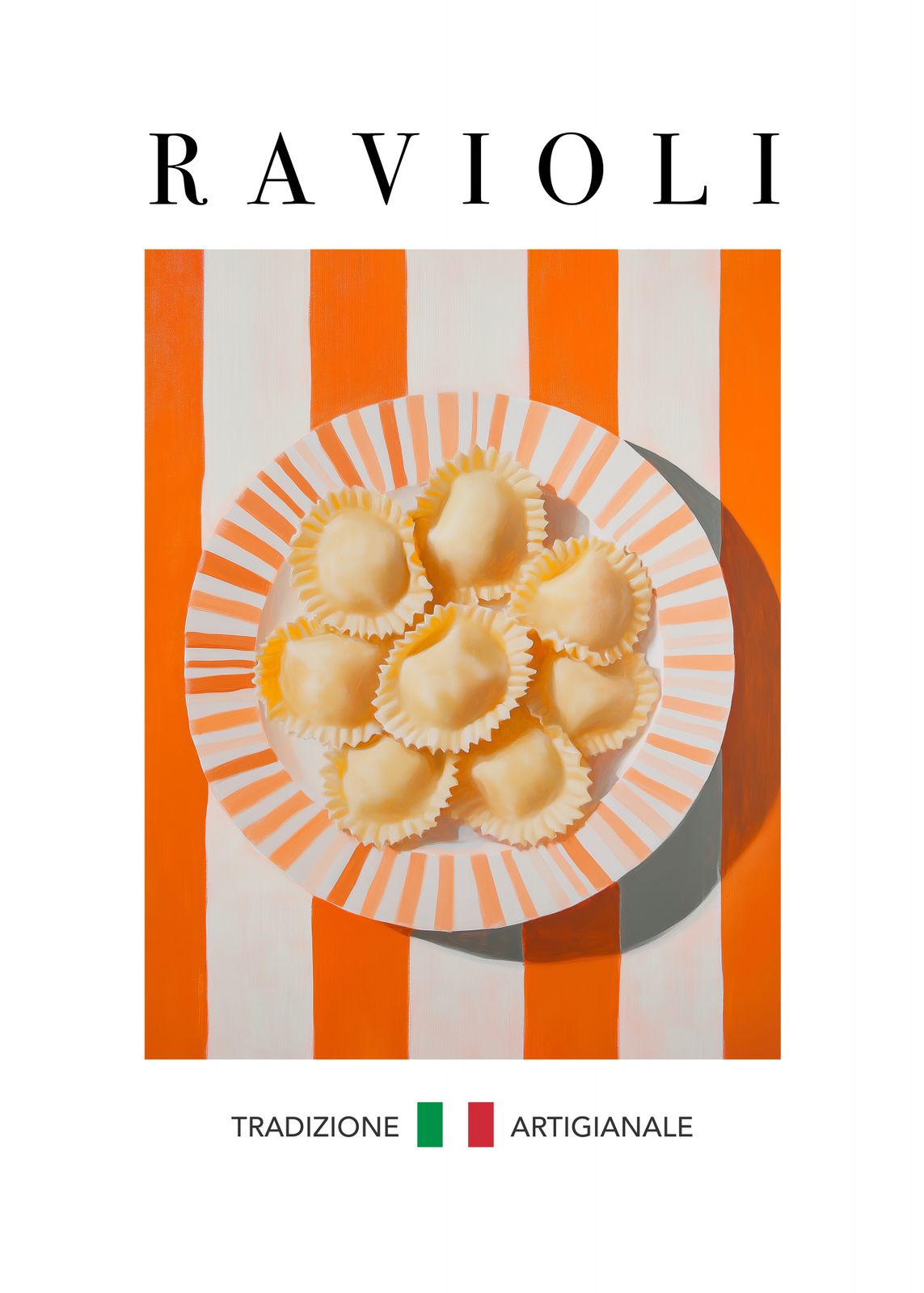 Poster - Ravioli Kunst