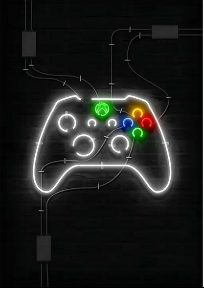 Affiche - Spelposters / Joystick met LED-controller