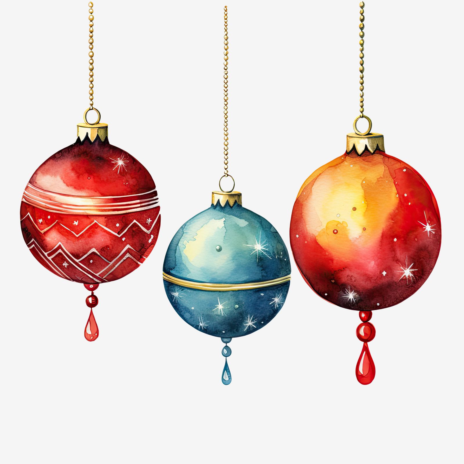 Feestelijke Ornament Sticker