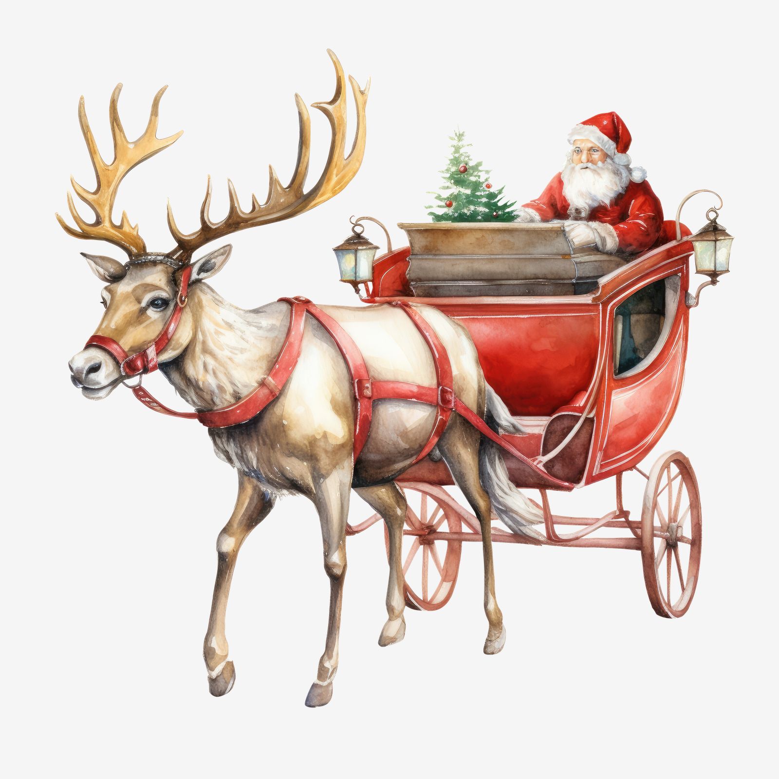 Kerstman Sticker