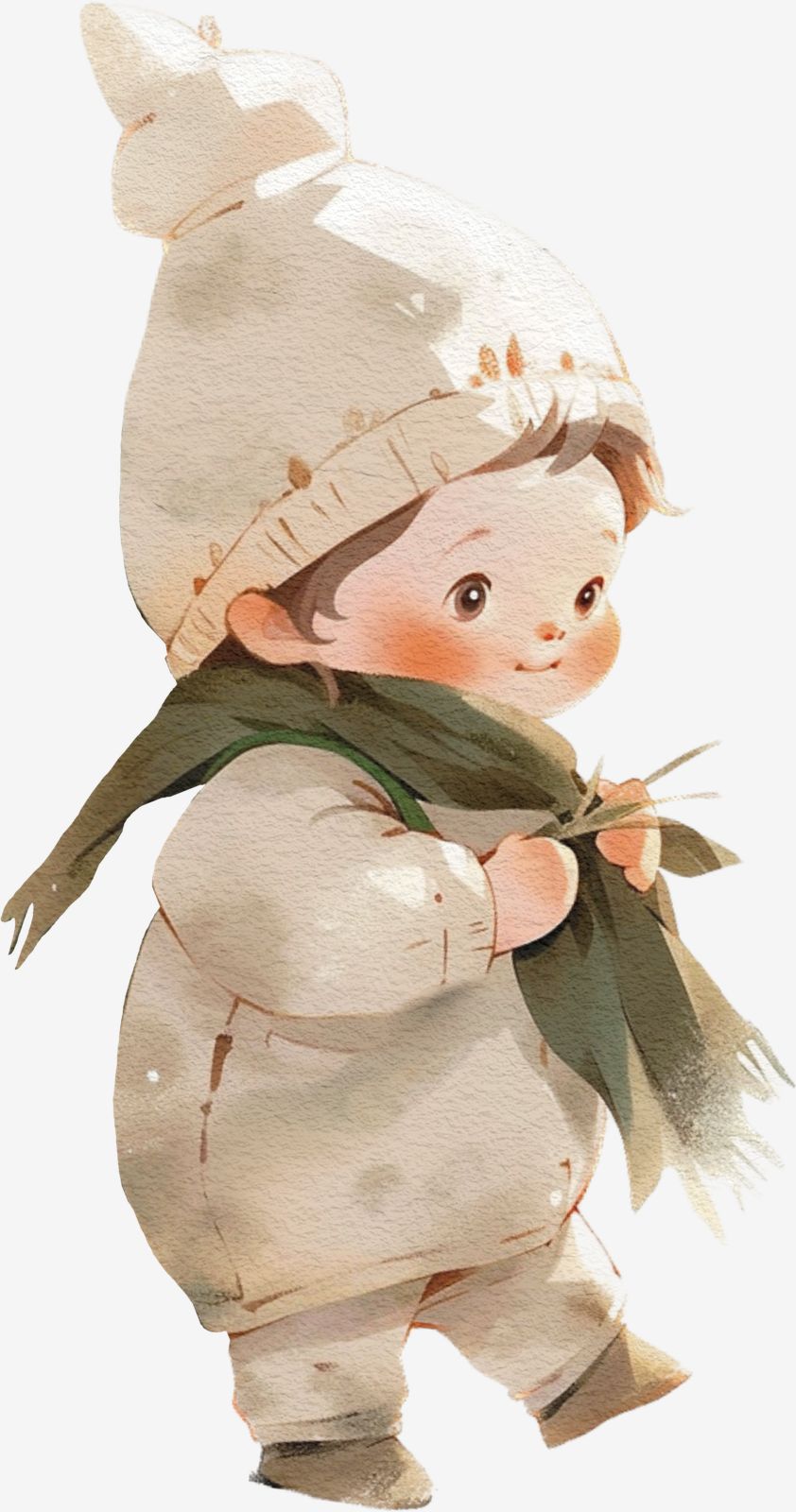 Schattig Winterkind Sticker