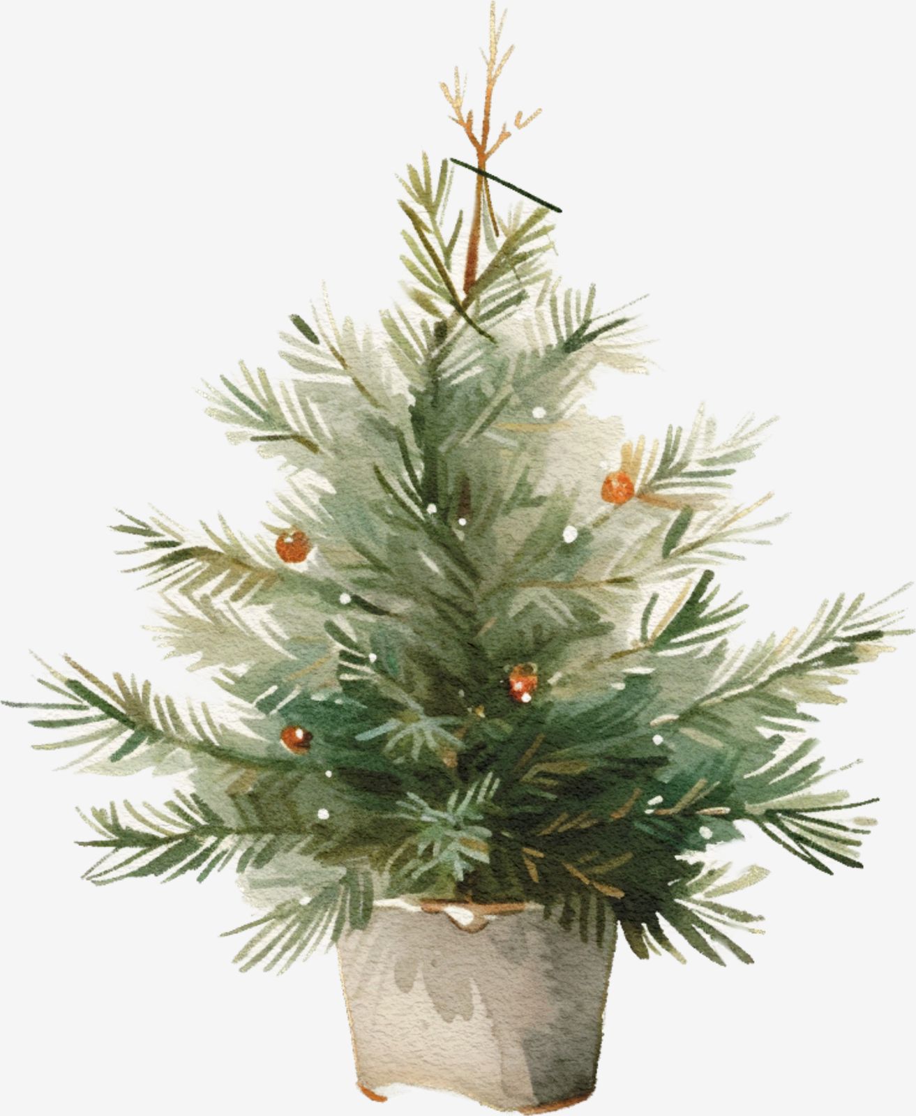 Kerstboom Sticker