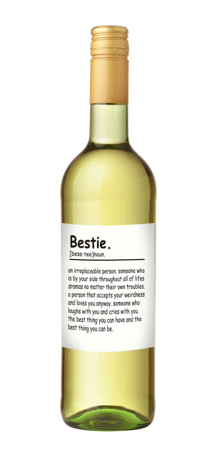 Flessensticker - Bestie Definitie